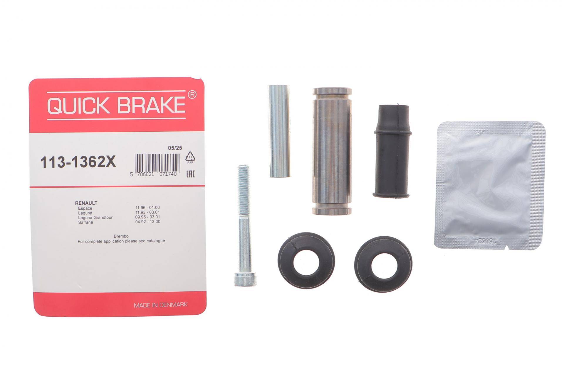 Направляюча супорта (заднього/к-кт) Renault Laguna 93-01 (Brembo)