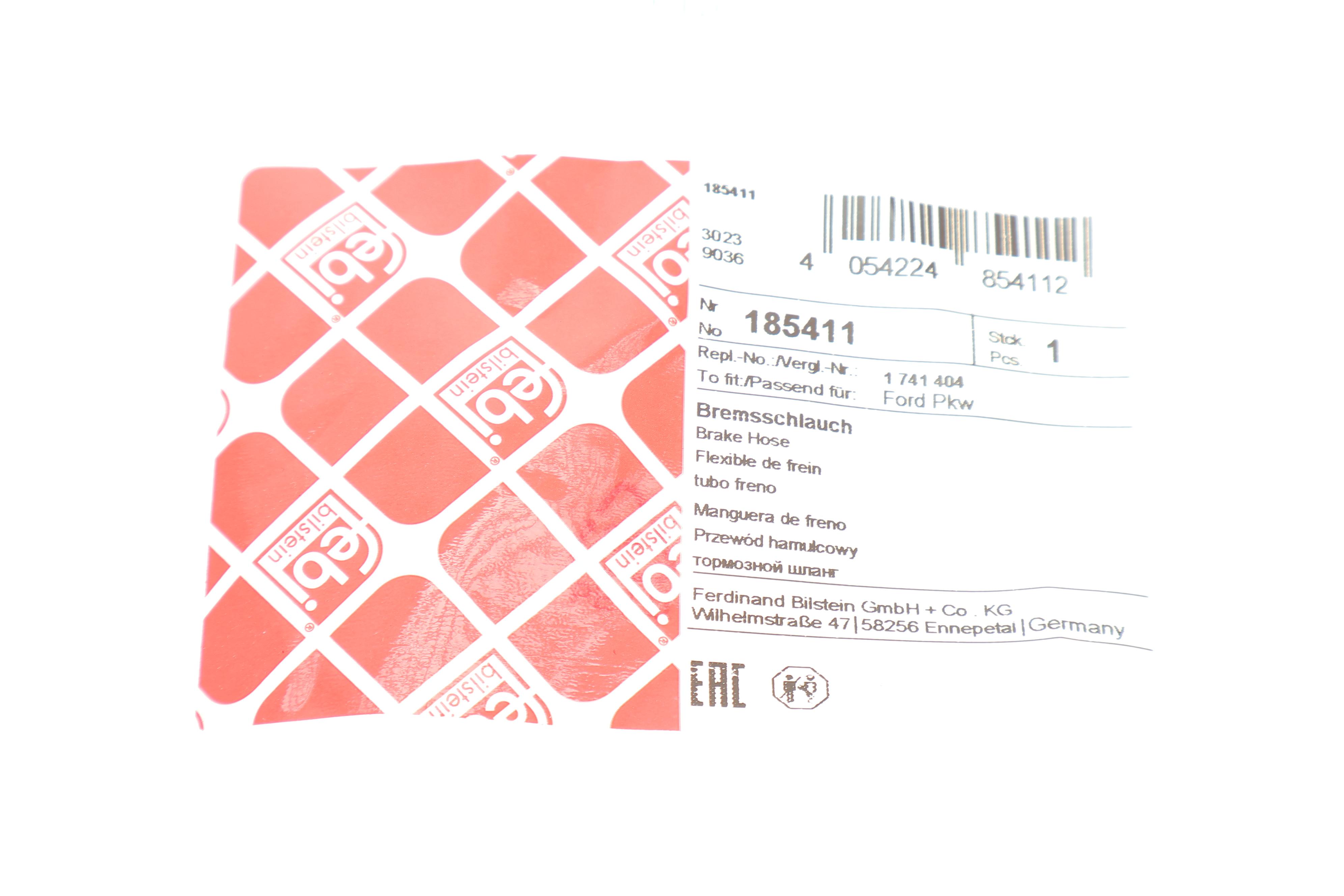 Шланг гальмівний (передній) Transit Connect/Tourneo Connect 13- (475mm)