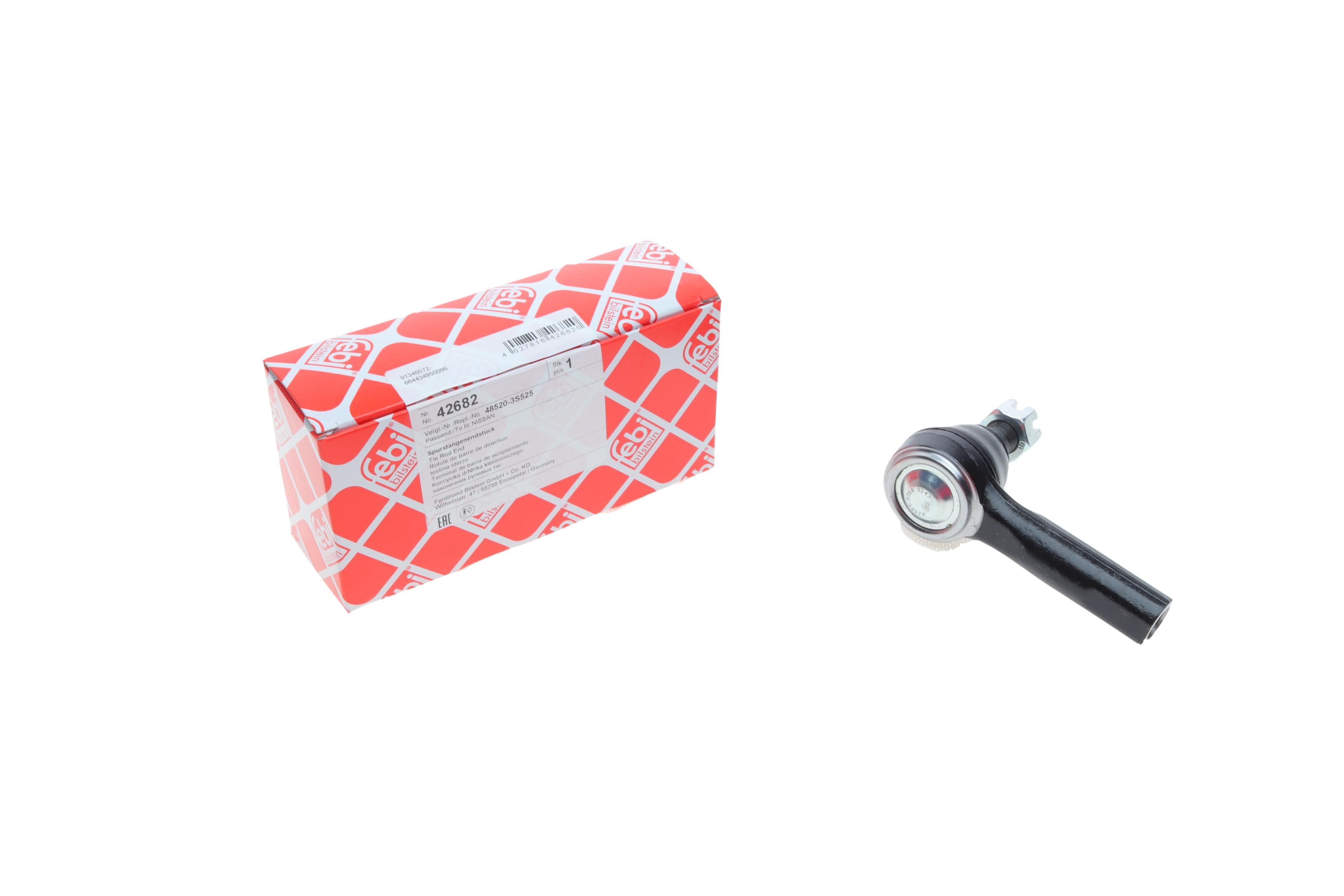 Наконечник тяги рульової Nissan X-Trail/Navara 01- (L=115 мм)