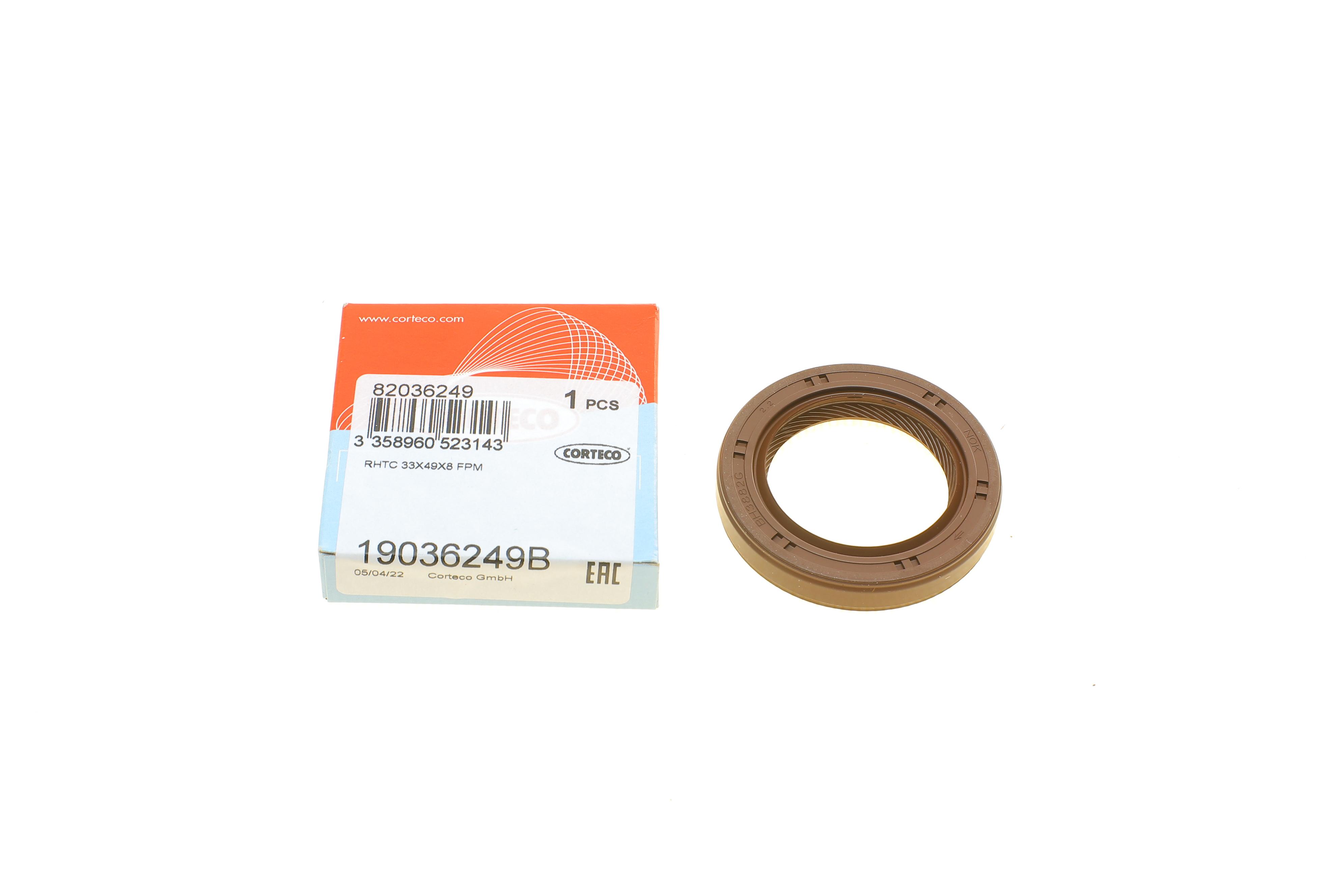 Сальник колінвалу (передній) Subaru Forester/Impreza/Legacy 1.6-2.5 -14 (33x49x8)