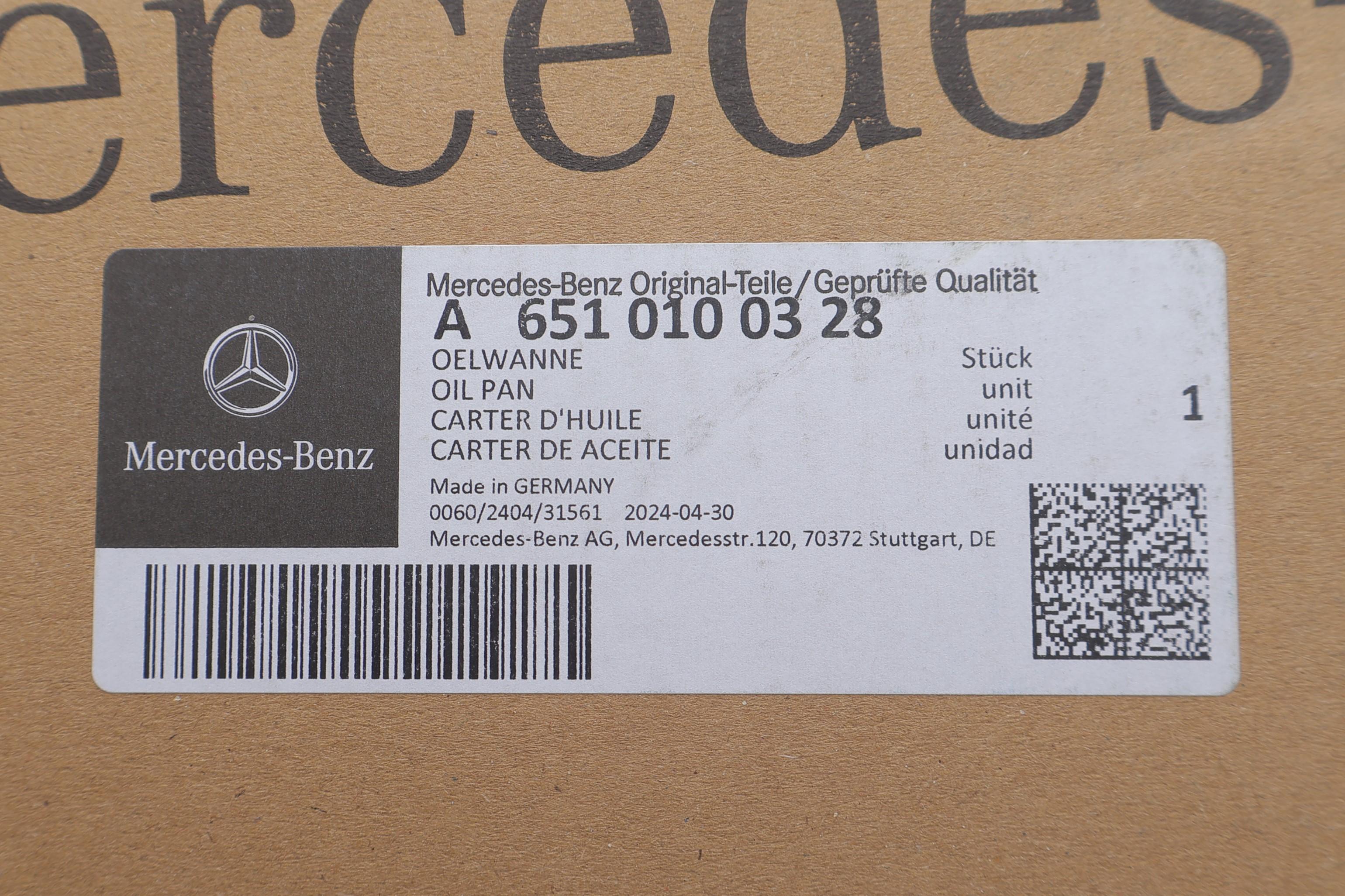 Оливозбірник (піддон) MB C-class (W204)/E-class (W212) 2.2CDI 08-16 (OM651)