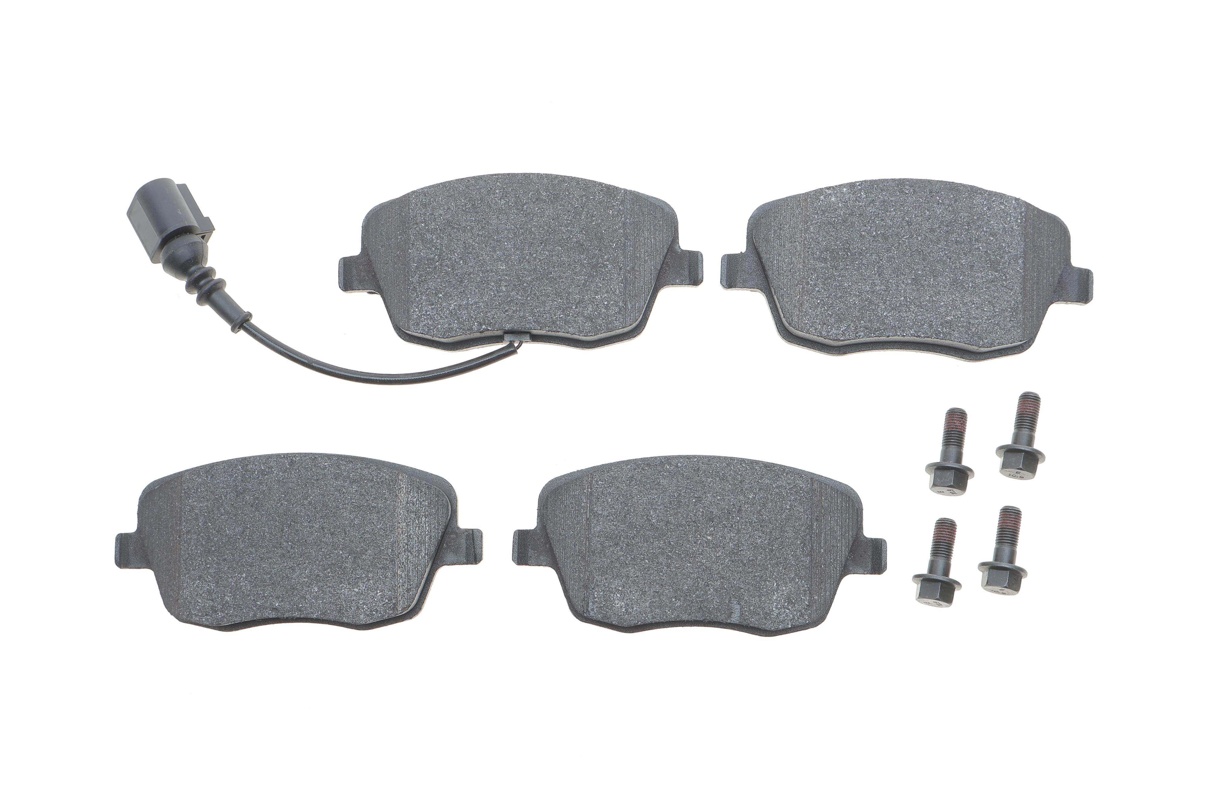 Колодки гальмівні (передні) Seat Ibiza/VW Polo 01-09/Skoda Fabia 99-14/Roomster 06-15 (+датчик)