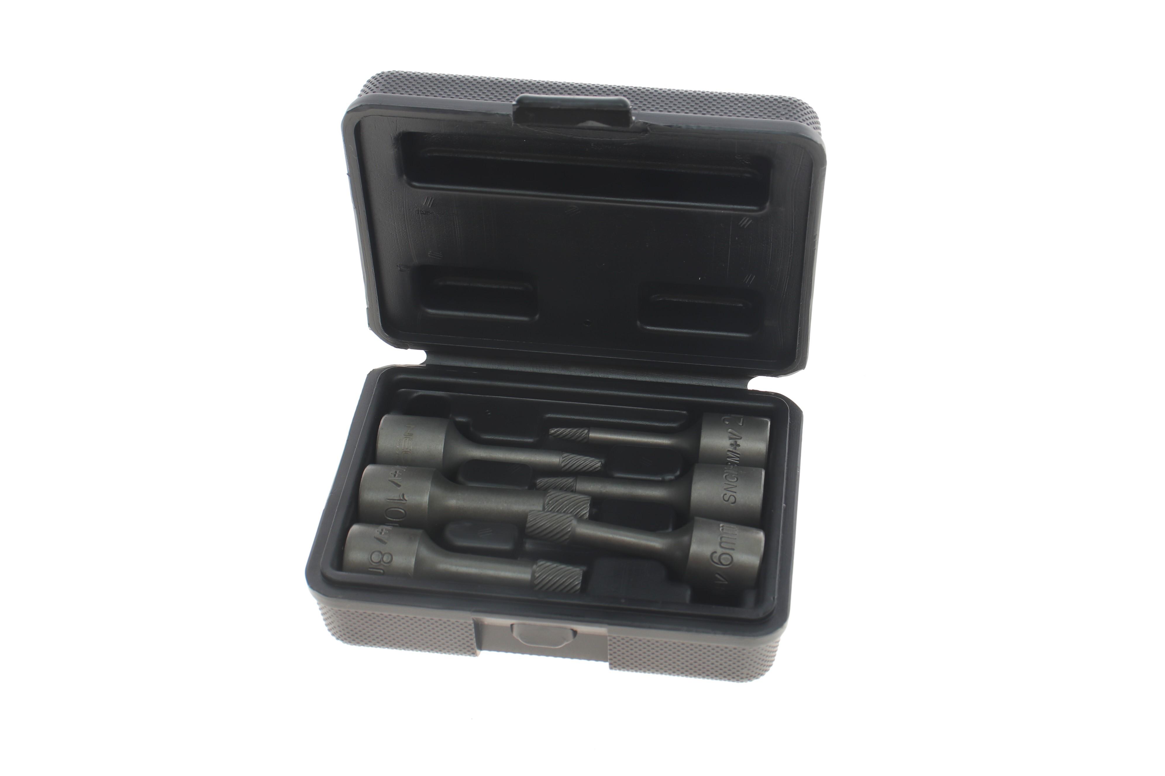 Набір екстракторів для вилучення зламаних/пошкоджених болтів/шпильок 3/8"(6шт)