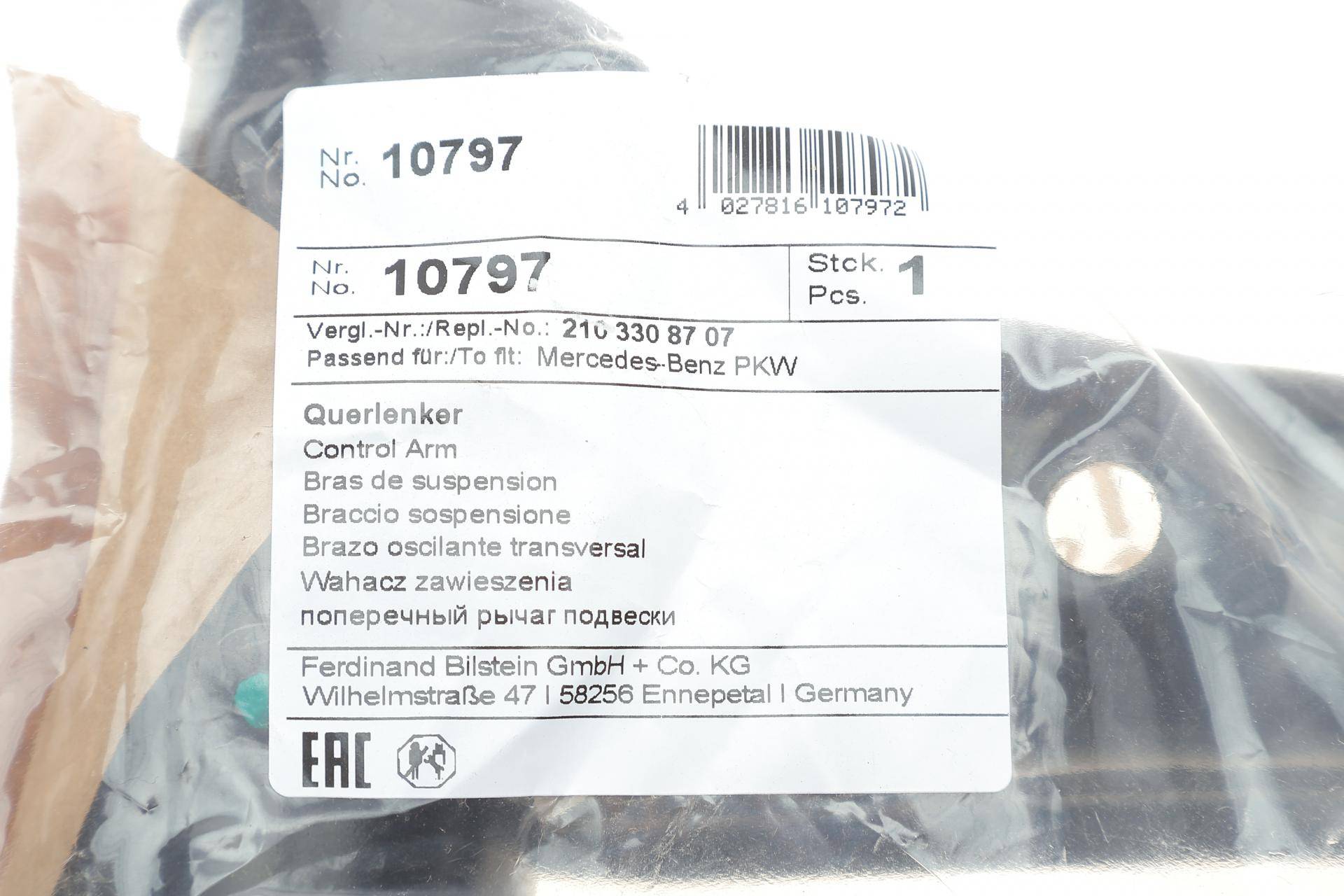 Важіль підвіски (передній/зверху) (L) MB C-class (W202)/E-class (W210) 1.8-5.4 -04