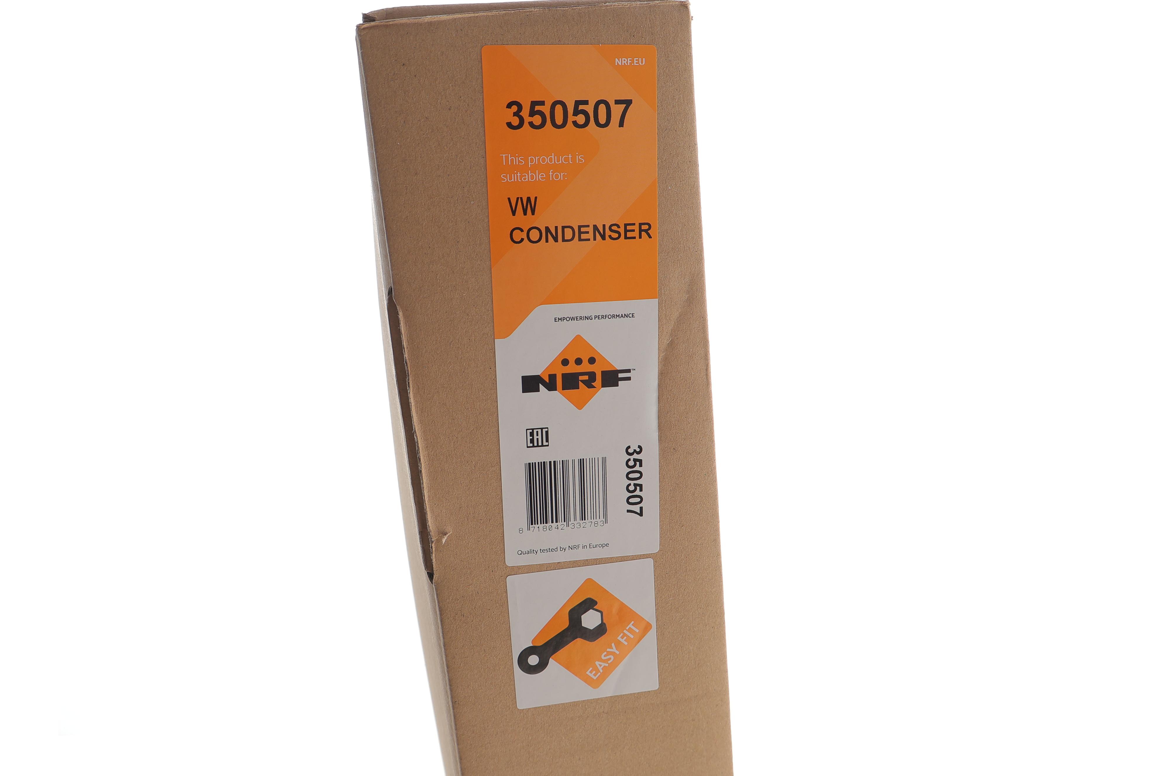 Радіатор кондиціонера (з осушувачем) VW Jetta 1.2-2.5 10-