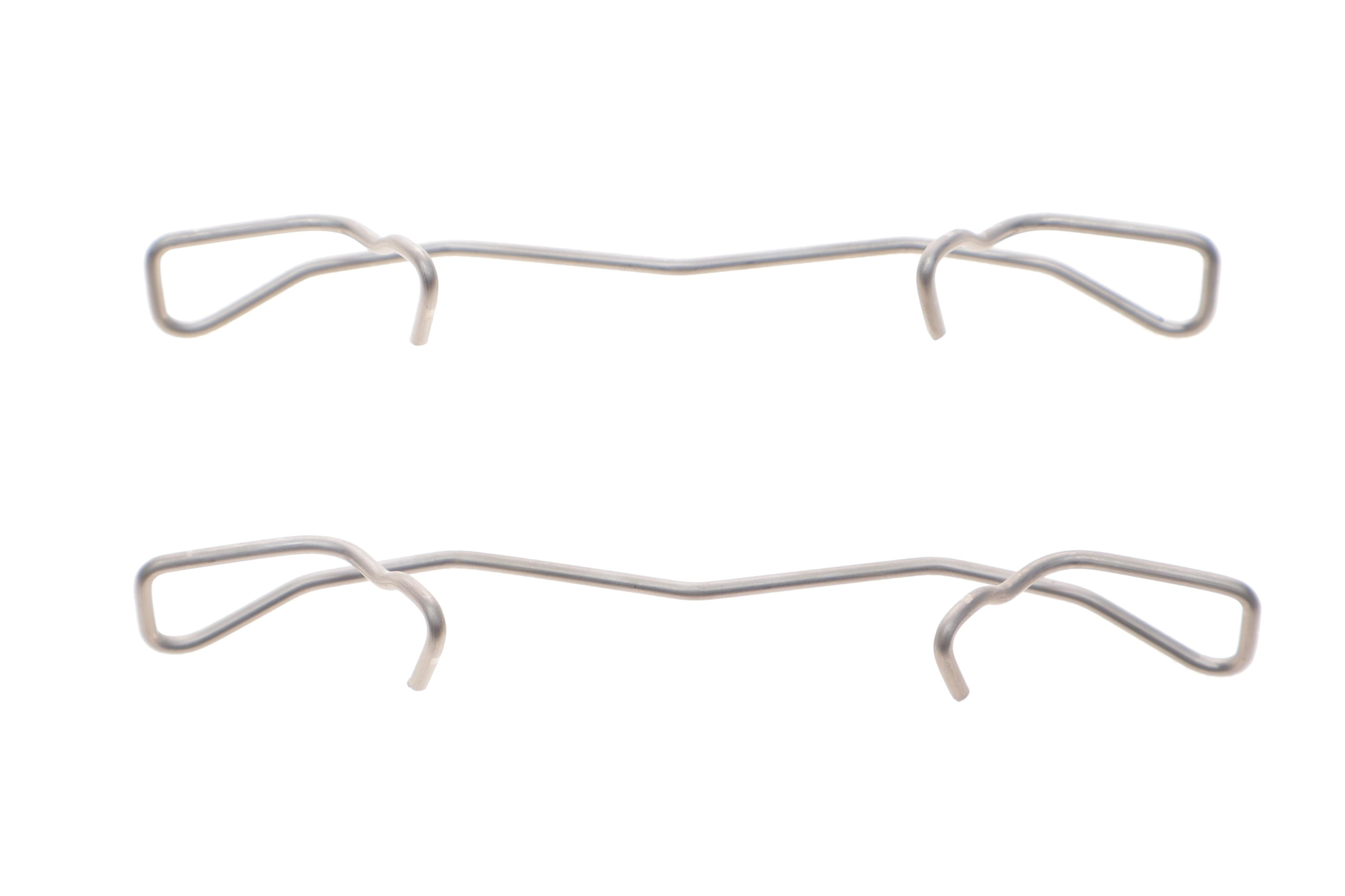 Планка супорта (заднього) прижимна (к-кт) MB C-class (W204)/Renault Laguna II/III 01- (Ate)