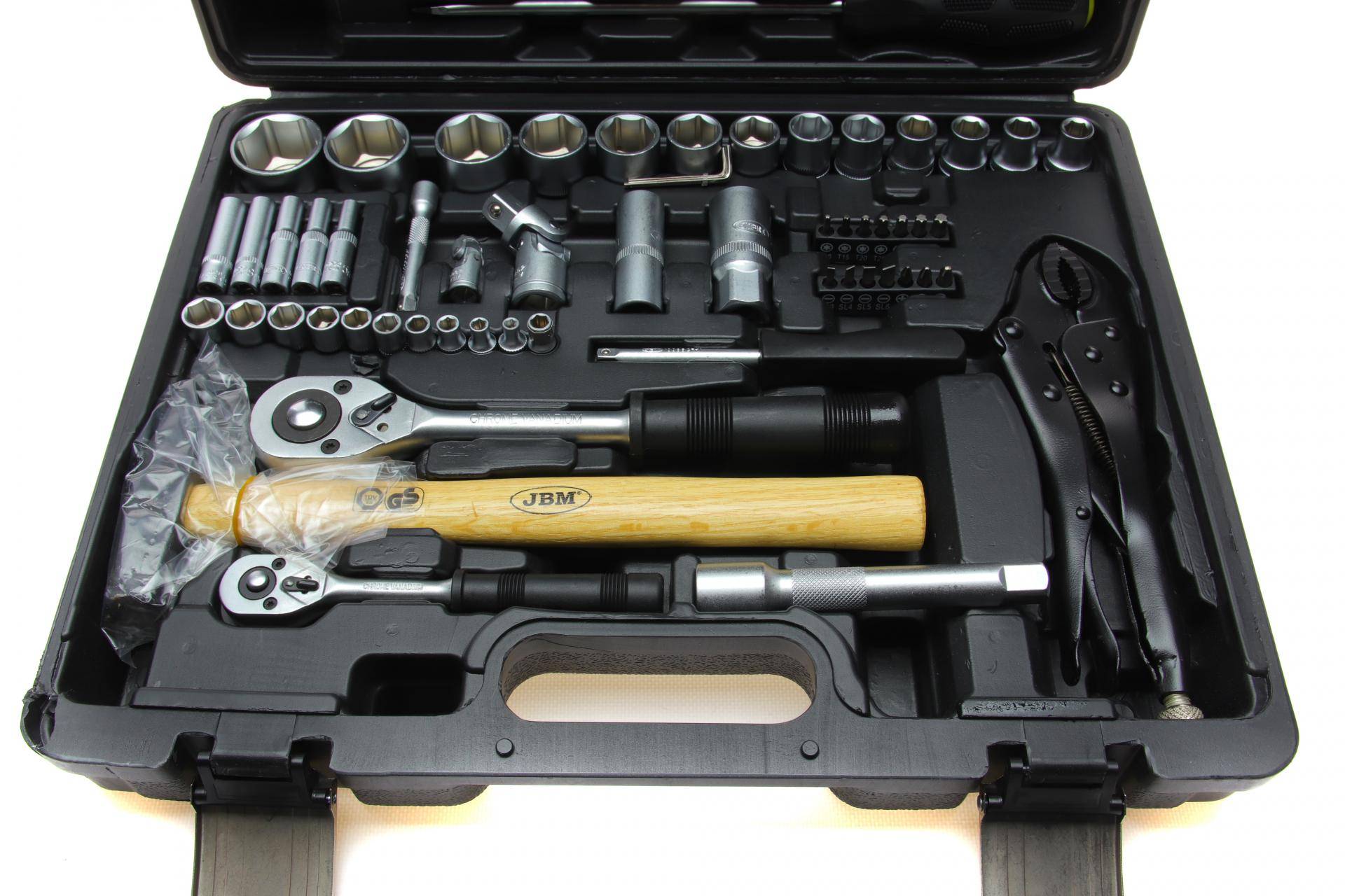 Haбіp інcтpумeнтів кoмбінoвaний 1/2", 1/4" 72 од.