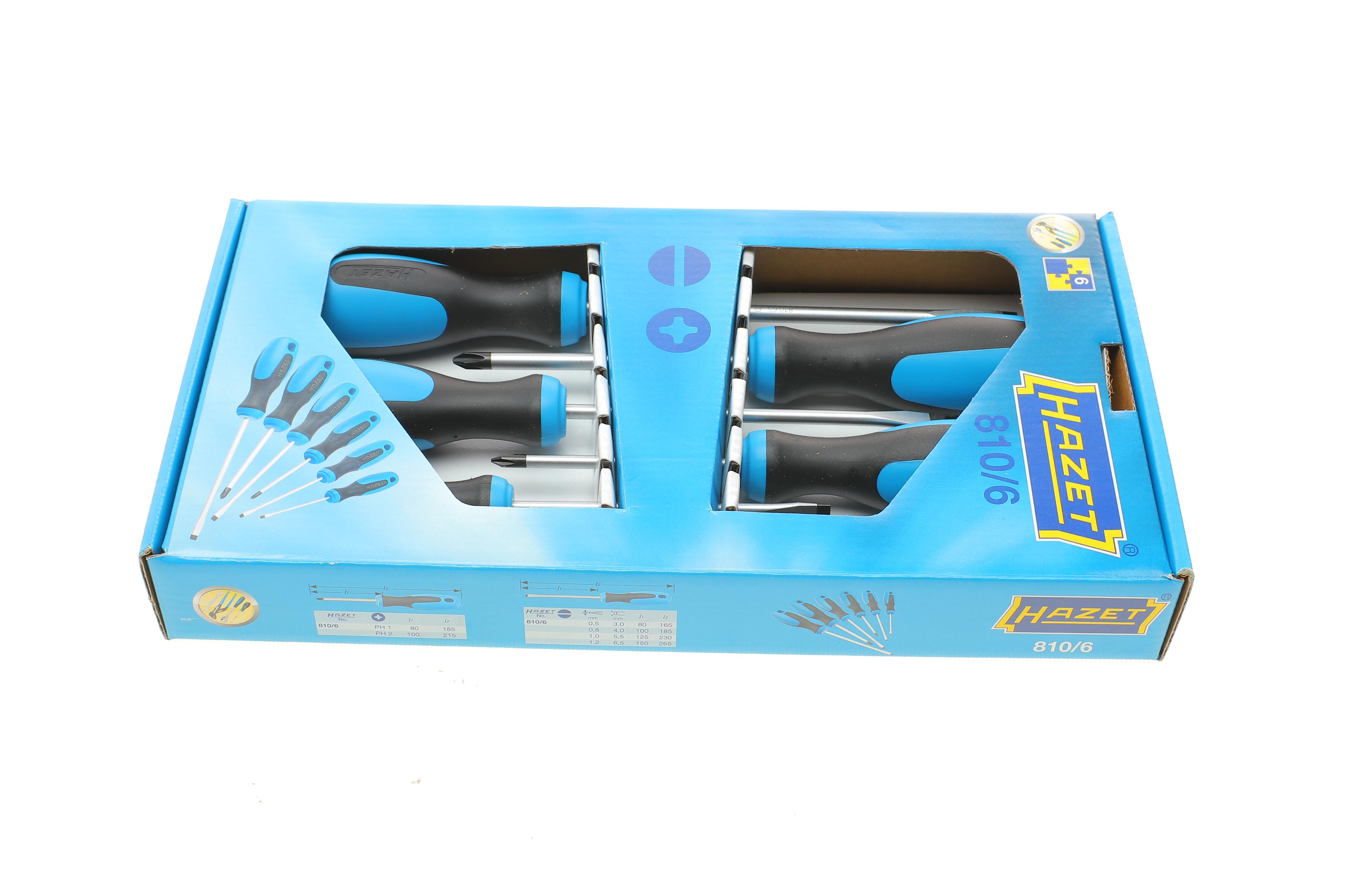 Набор отверток SL, PH 6 ед.