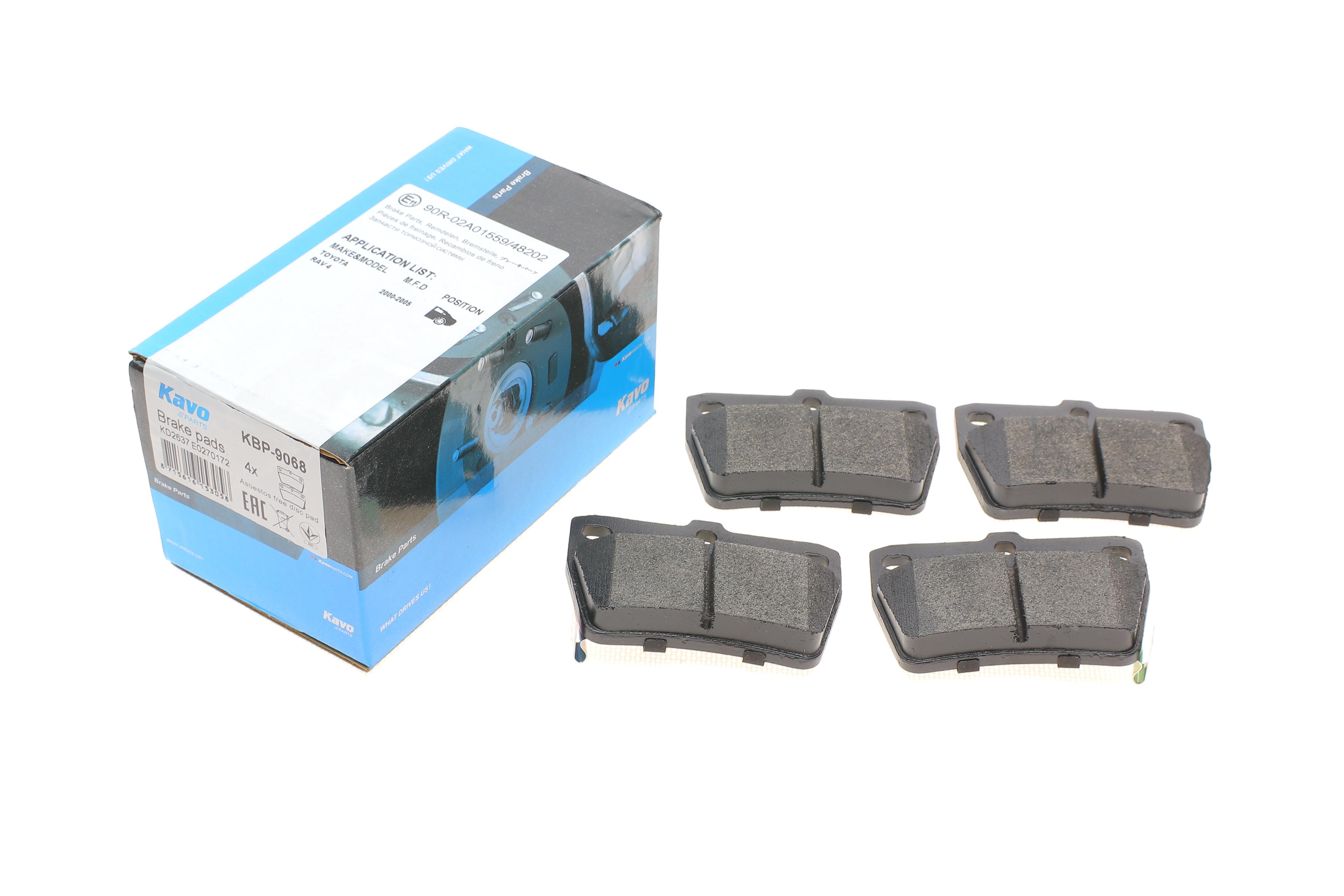 Колодки тормозные (задние) Toyota Rav4 II 96-05