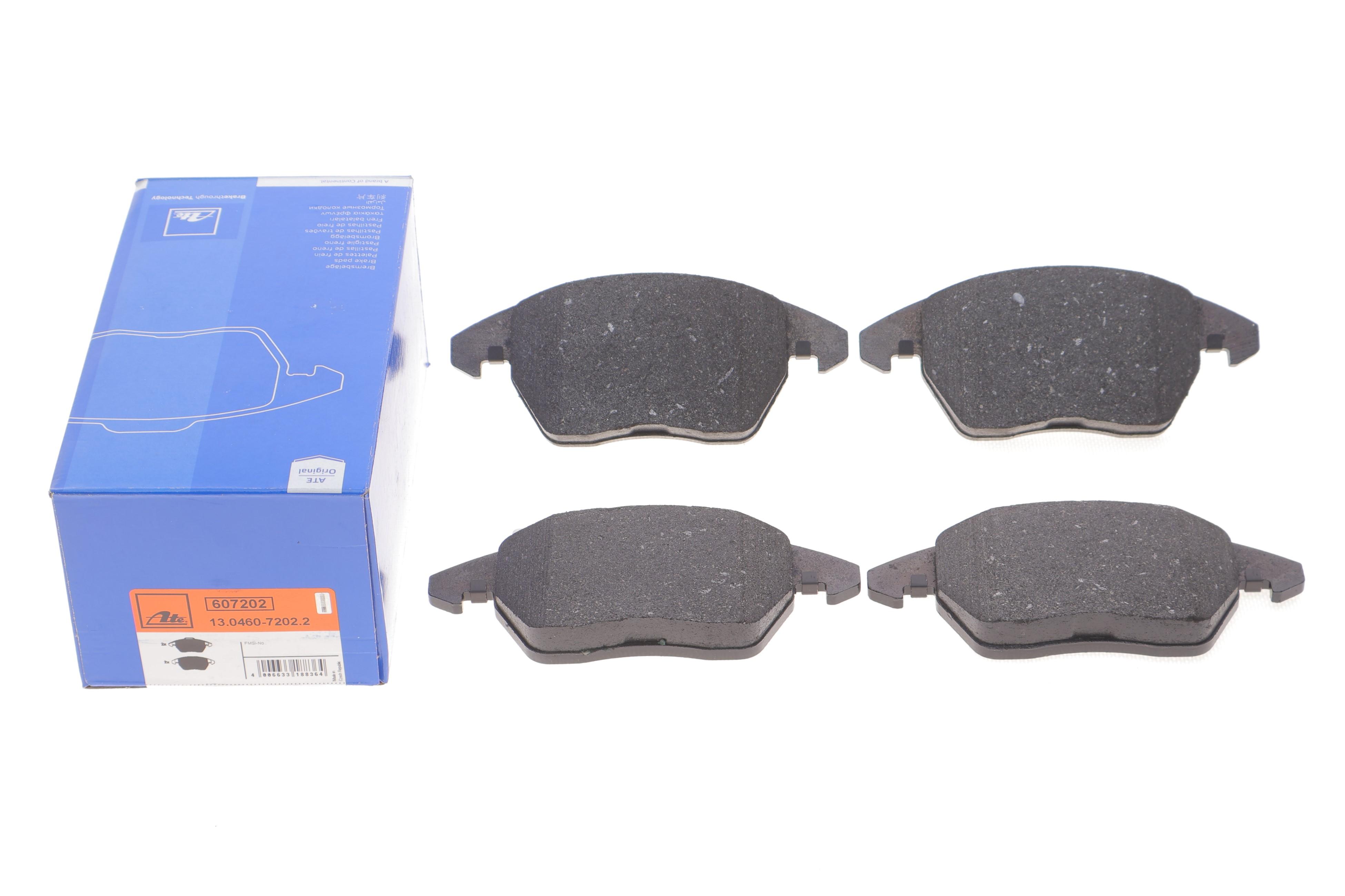 Колодки гальмівні (передні) Citroen C4 04-11/Peugeot 207/308 07-14/208 12-/307 03-09/3008 09-16