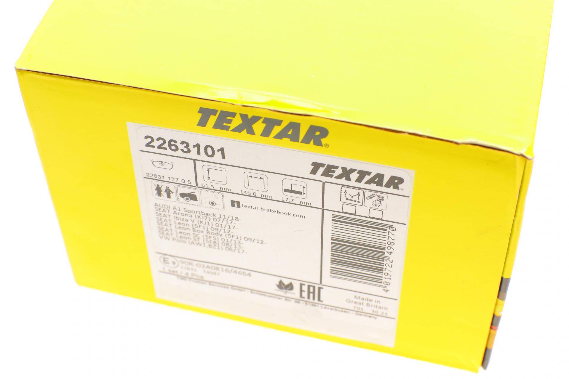 Колодки гальмівні (передні) Audi A1 18-/Seat Leon 12-/Ibiza/VW Polo 17- (Mando) Q+