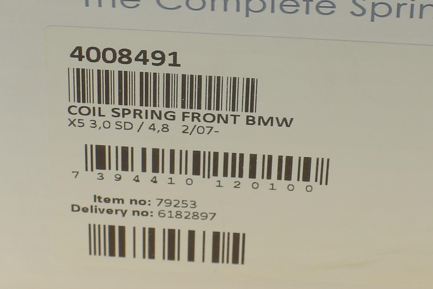 Пружина (передня) BMW X5 (E70) 3.0sd/4.8i xDrive 06-10 (SUV) (без спорт.ход.ч.)