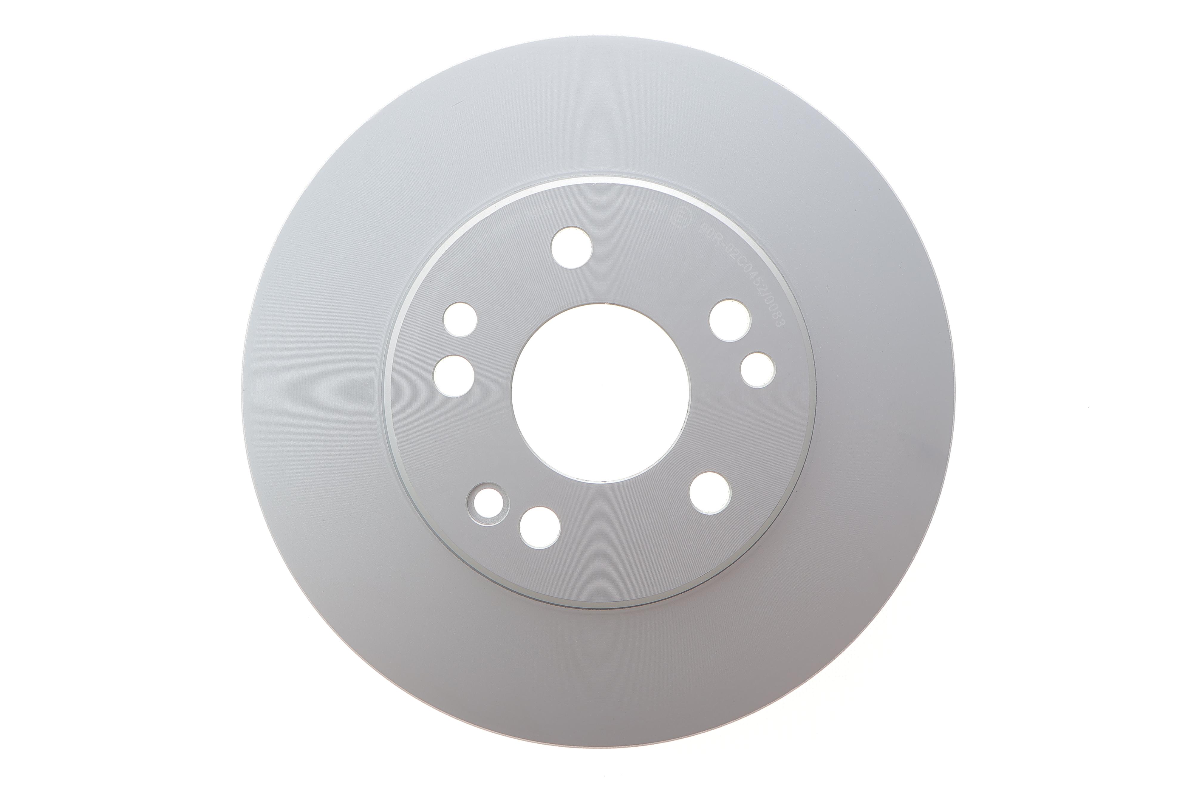 Диск тормозной (передний) MB E-class (W124/S124/C124) 93-98/MB 190 82-93 (284x22) (с покр.)(вентил.)