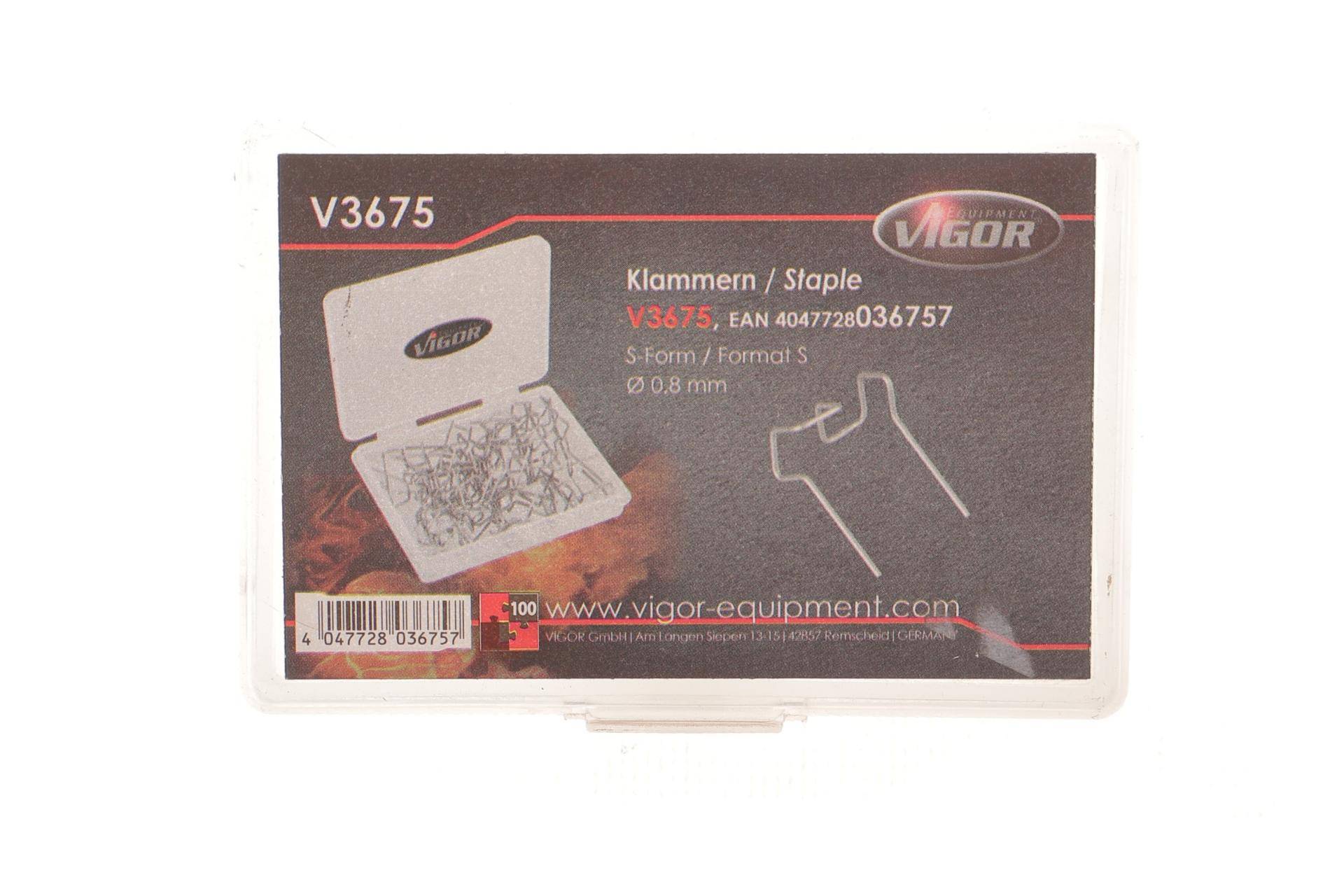 Скоба S-профіль Ø0,8 mm 100 од.