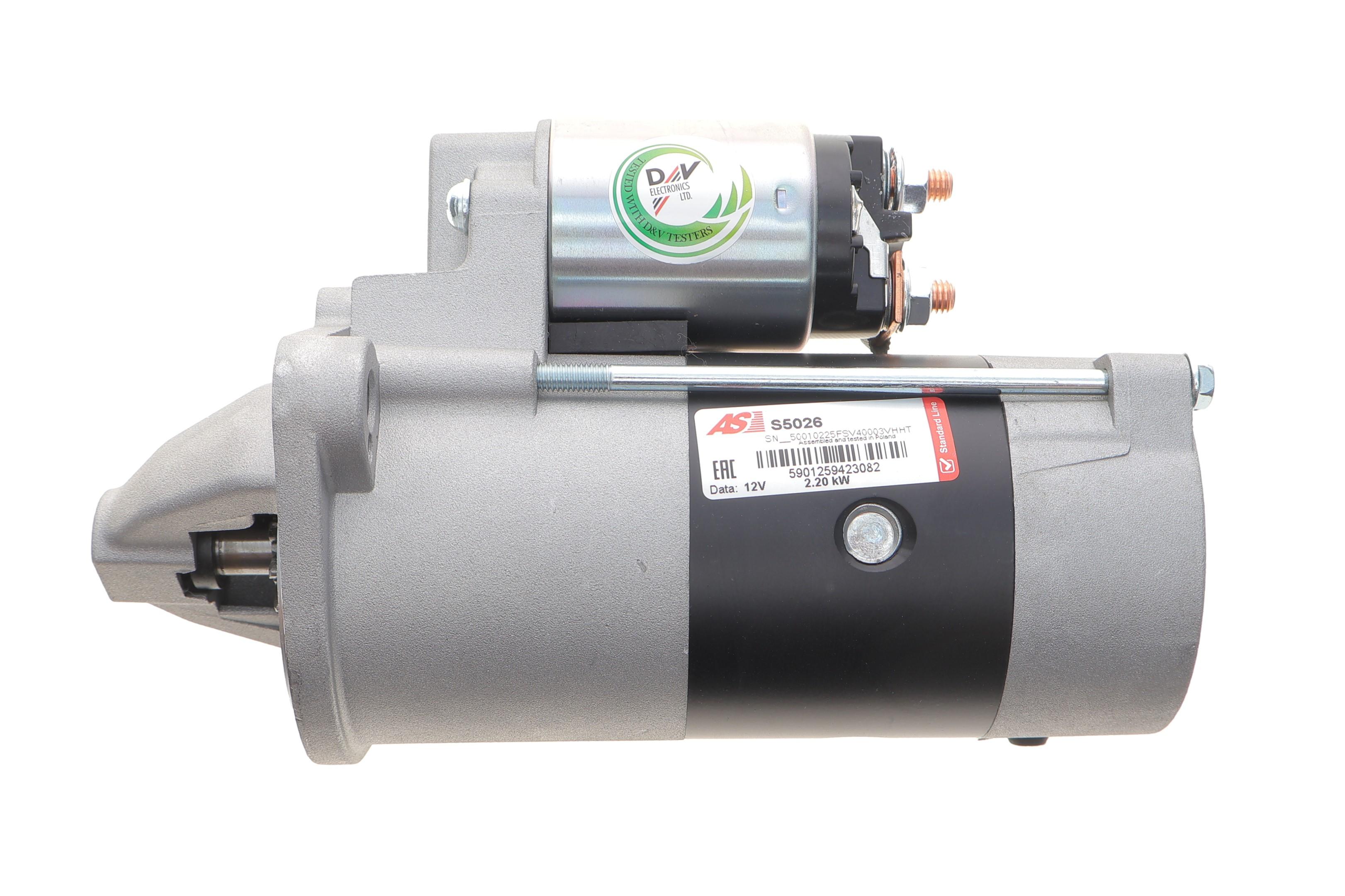 Стартер Mitsubishi Pajero/L200 2.5 TD 90- (12V/2.2kw/z=10)