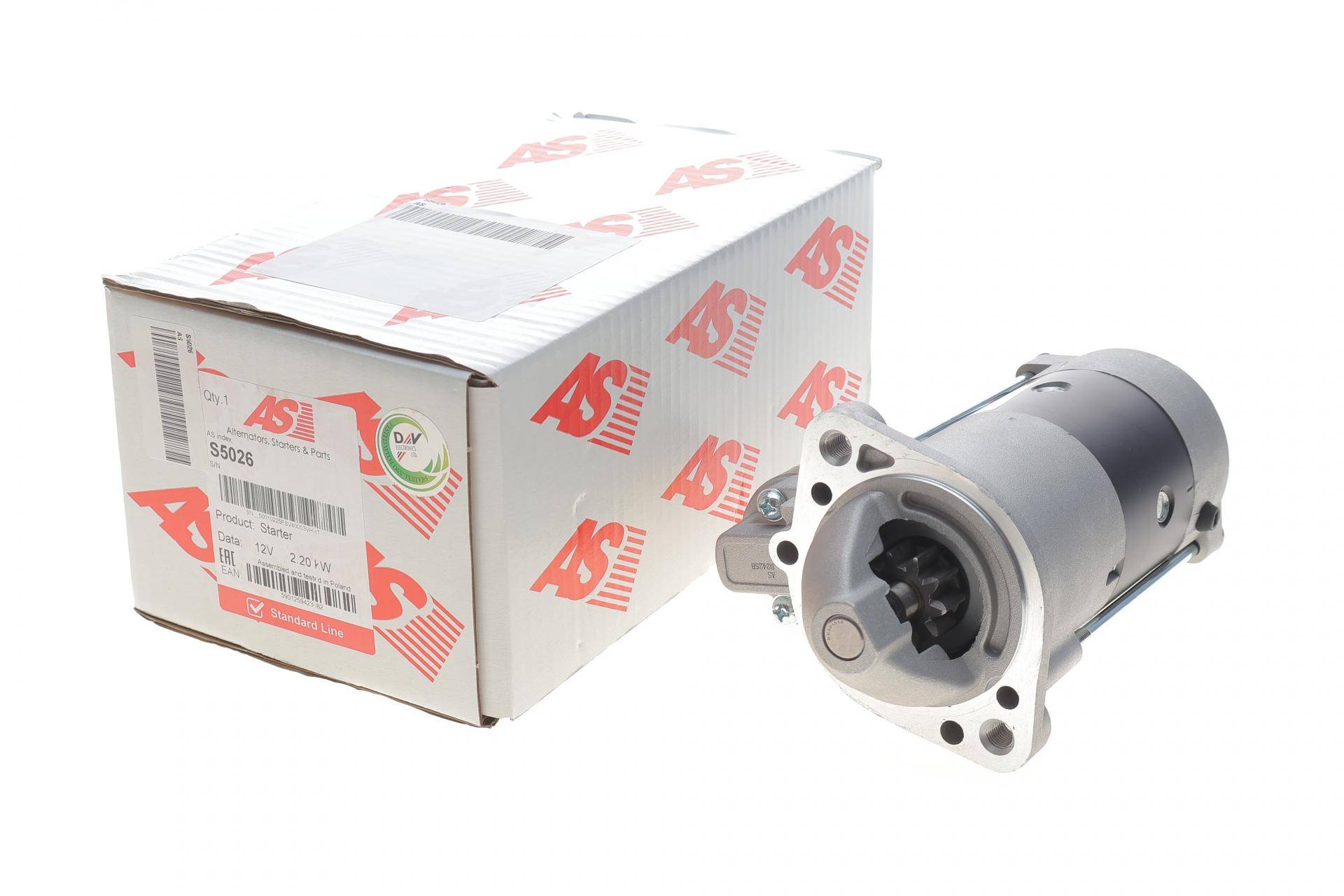 Стартер Mitsubishi Pajero/L200 2.5 TD 90- (12V/2.2kw/z=10)