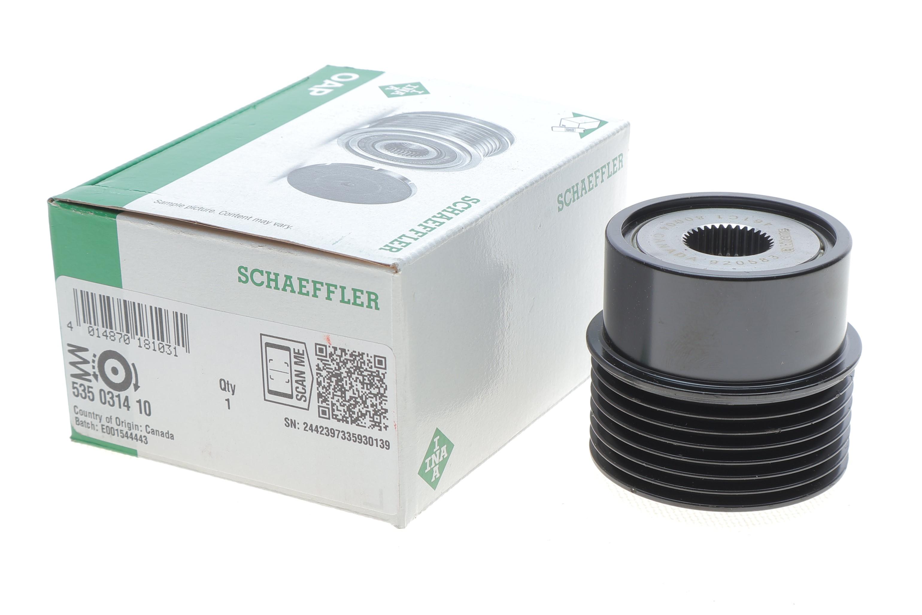 Шків генератора Ford Transit 2.4 TDCi 00-06, 7ПК