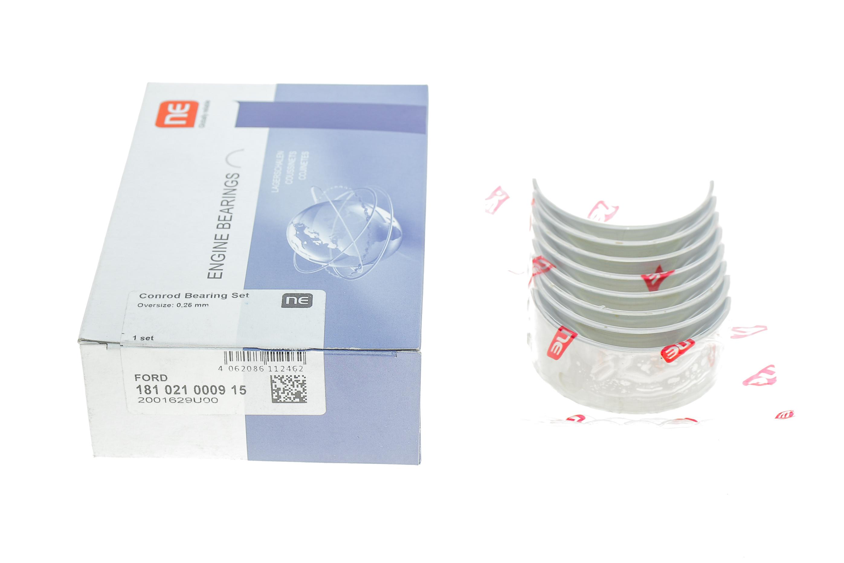 Вкладиші шатунні Ford Transit 2.5D/TD (100PS) (+0.25) = 6121582500