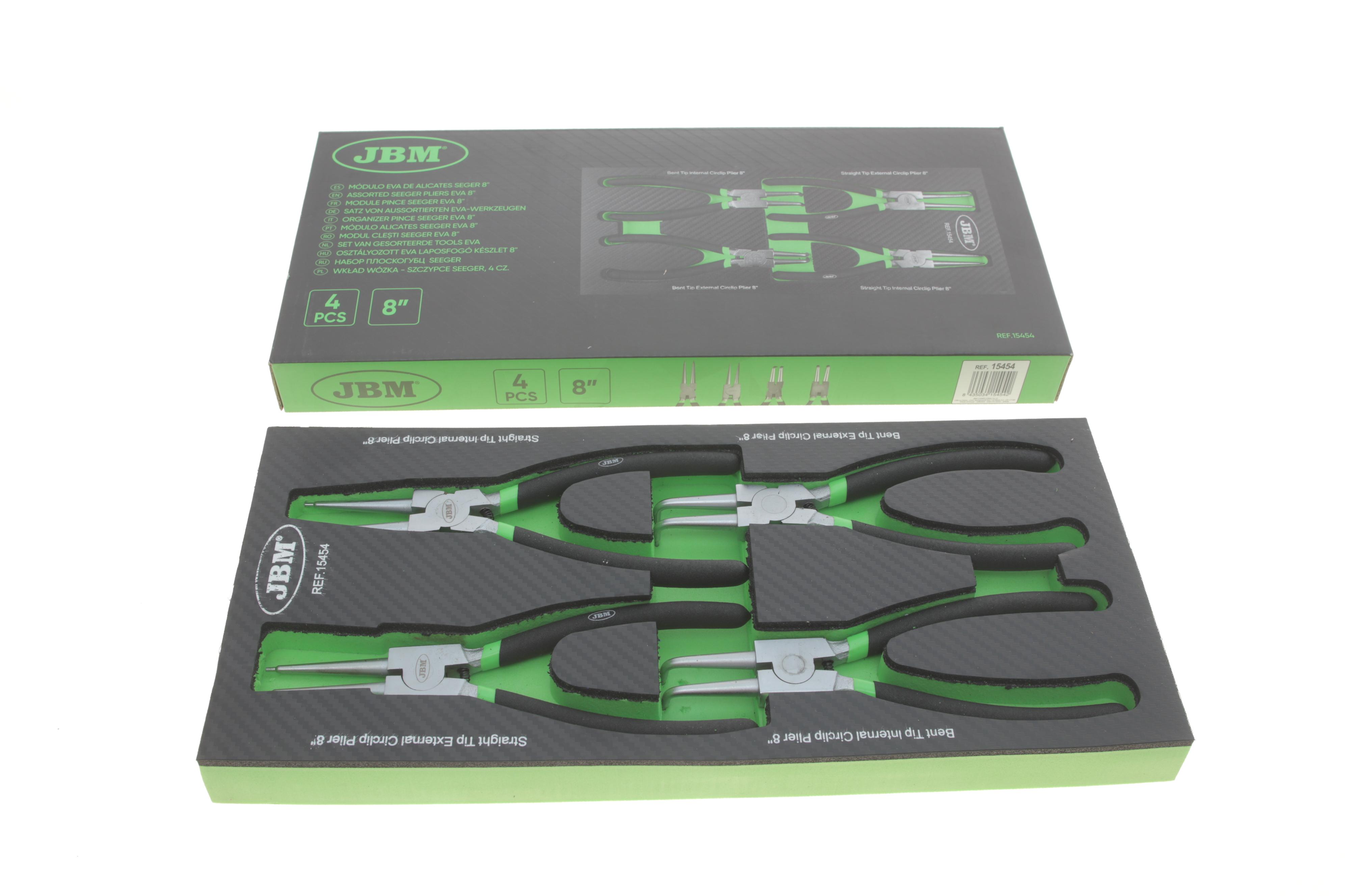 Набір плоскогубців 8'' (4шт)