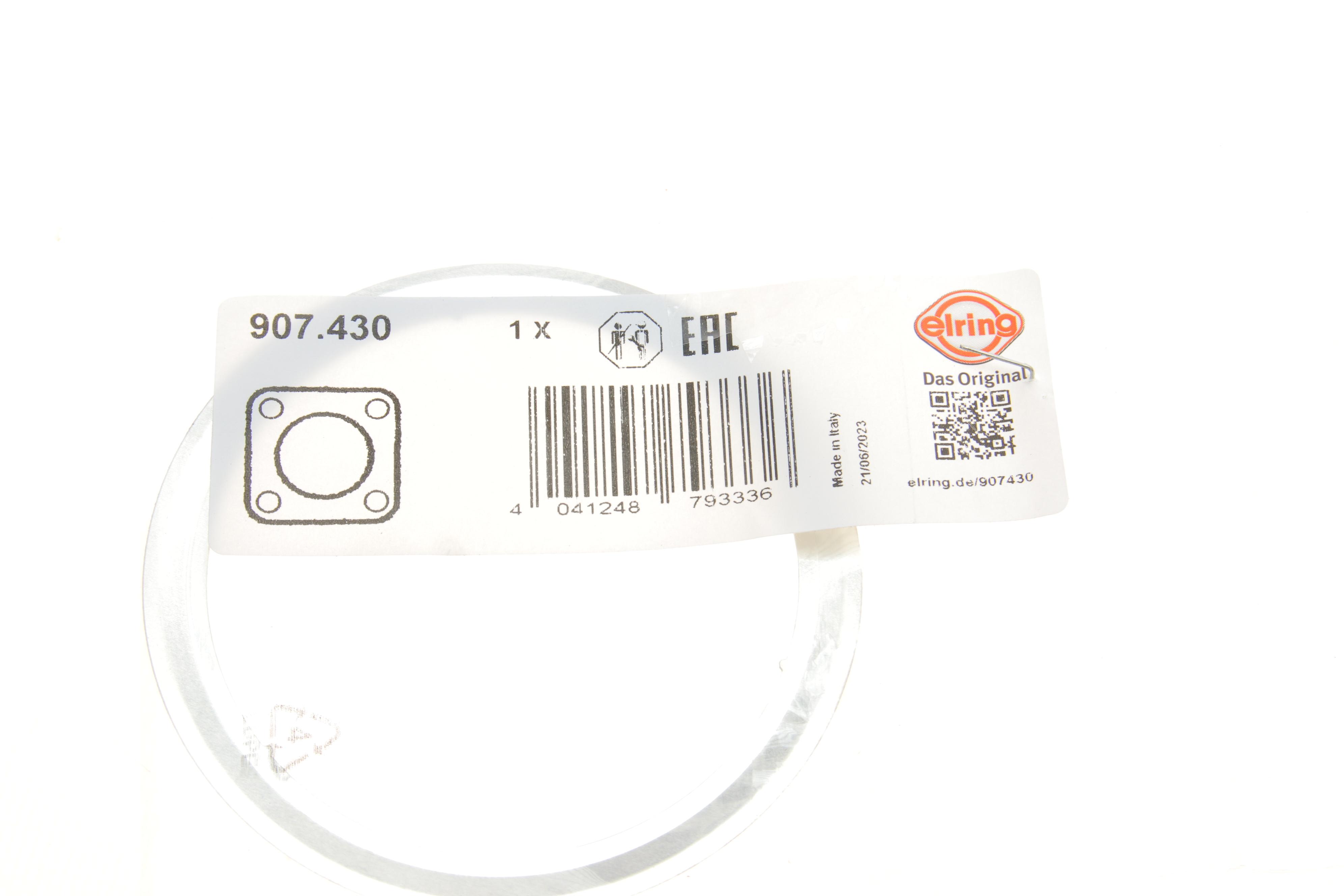 Прокладка труби вихлопної Citroen Jumper/Peugeot Boxer 2.2 HDI/Fiat Doblo 1.6 D 11-