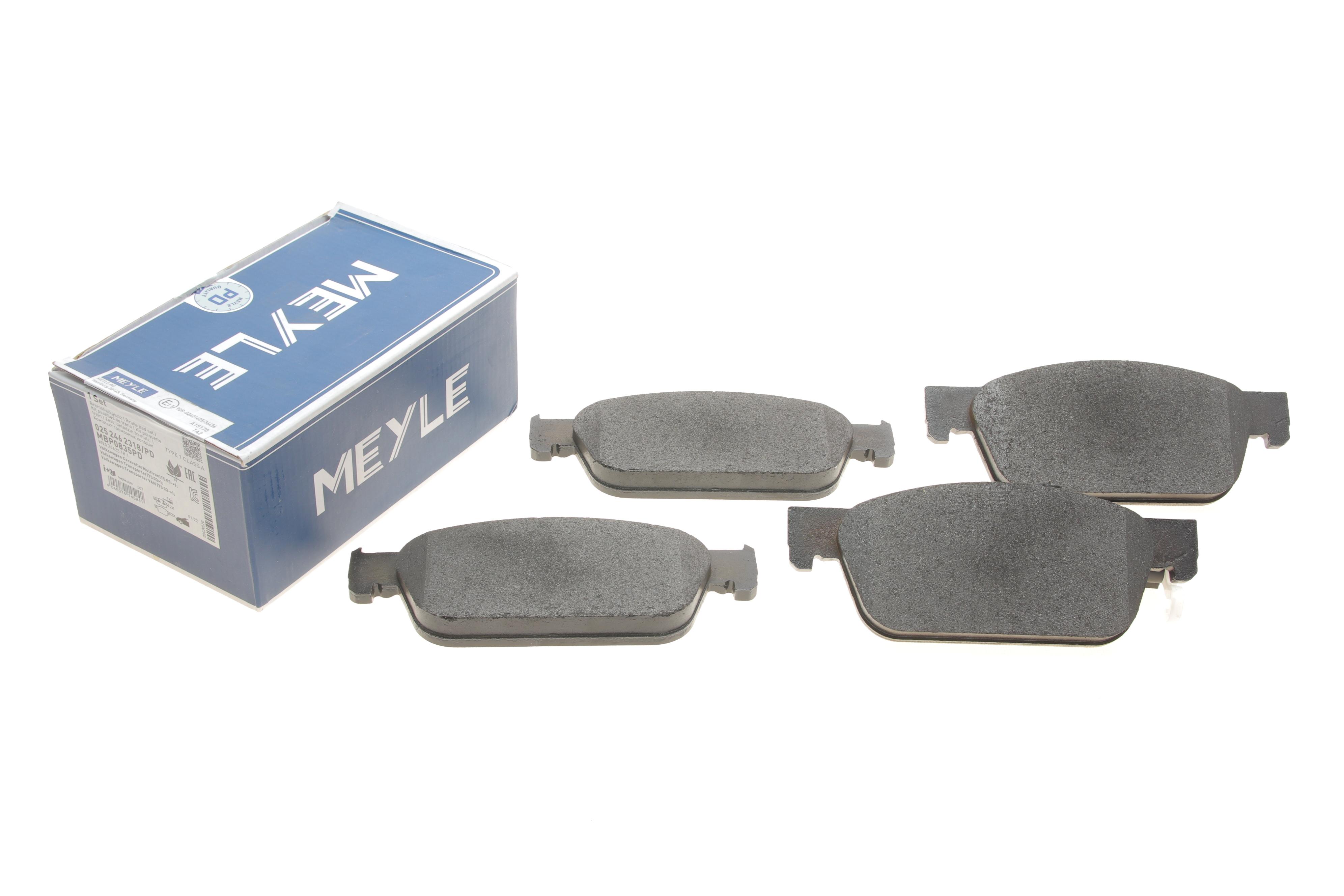 Колодки гальмівні (передні) VW T5 03-/T6 15- (з датчиком)