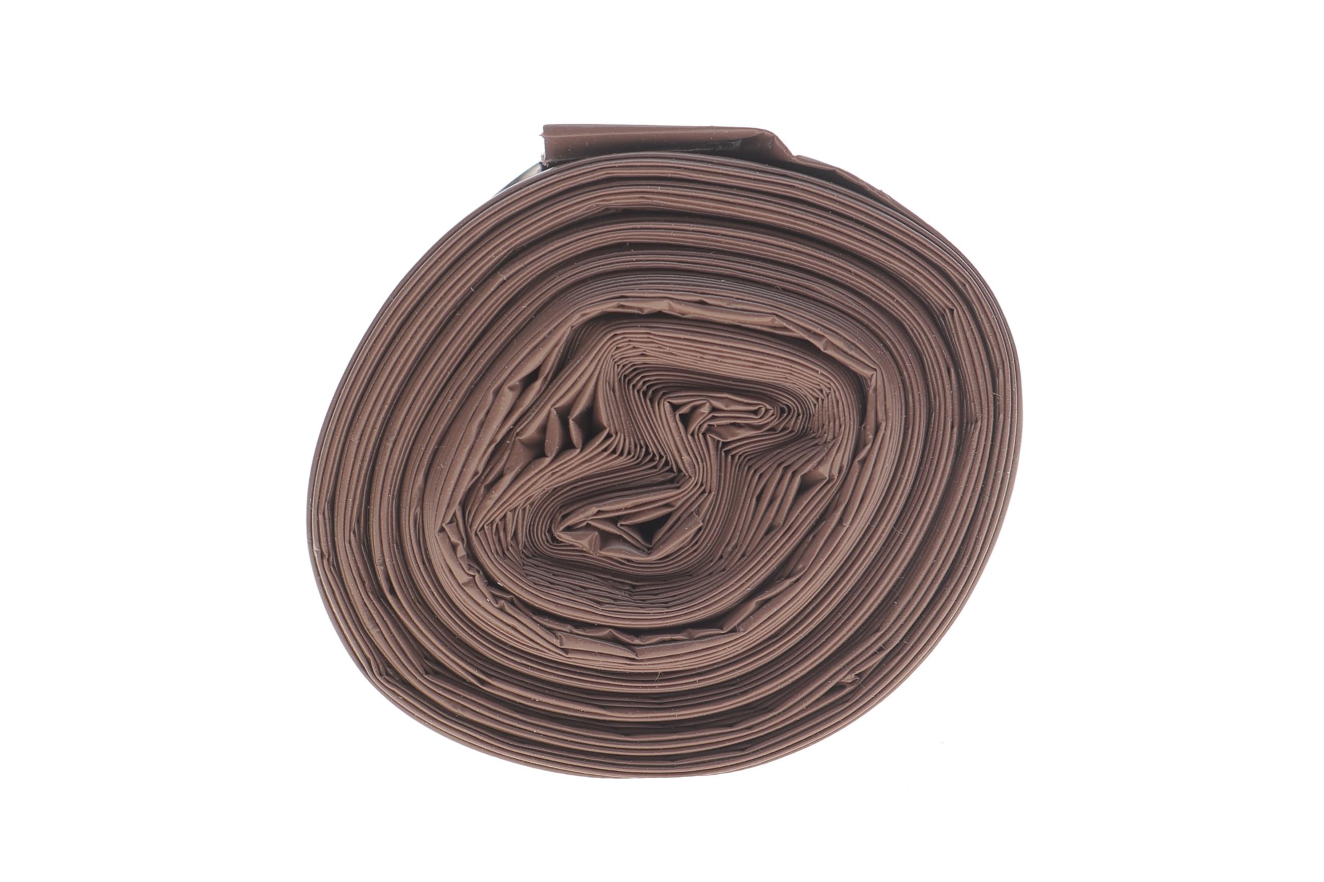 Мішки для сміття 120L (10шт) 35 мкм (коричневі)