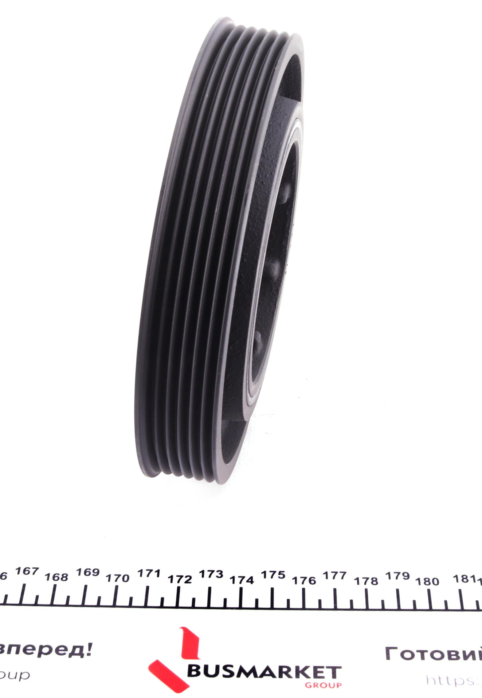 Шків колінвалу Renault Trafic/Master 1.9dCi 01- (6PK) (з болтом)