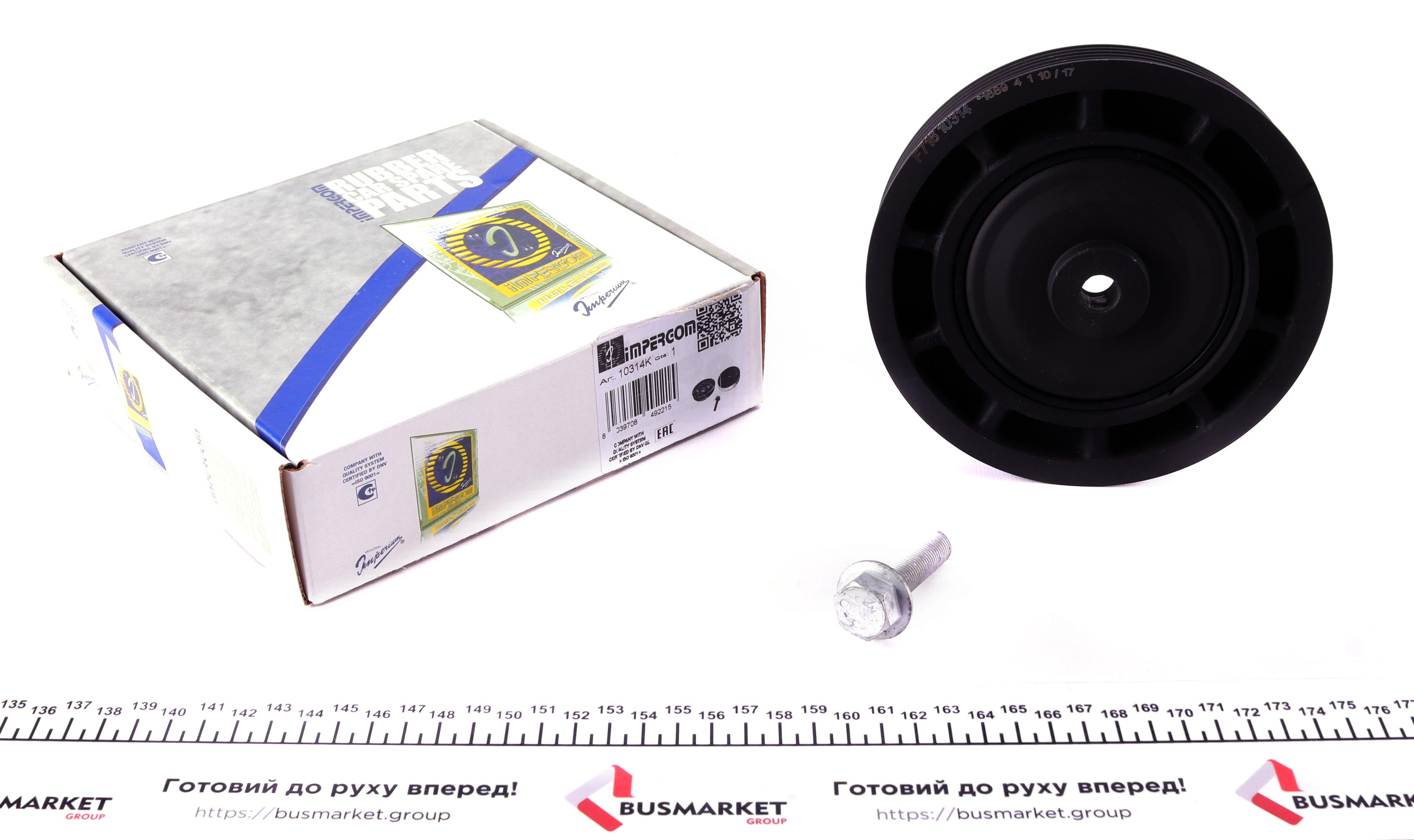 Шків колінвалу Renault Trafic/Master 1.9dCi 01- (6PK) (з болтом)