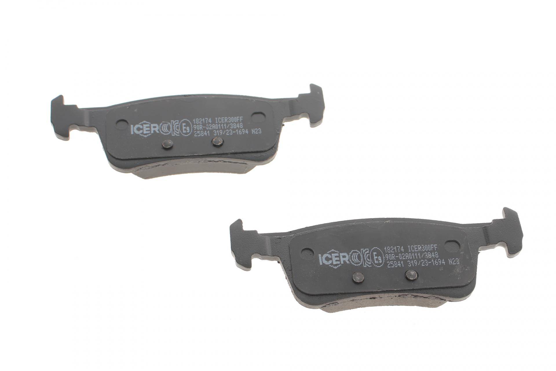 Колодки гальмівні (задні) Peugeot 308 13-