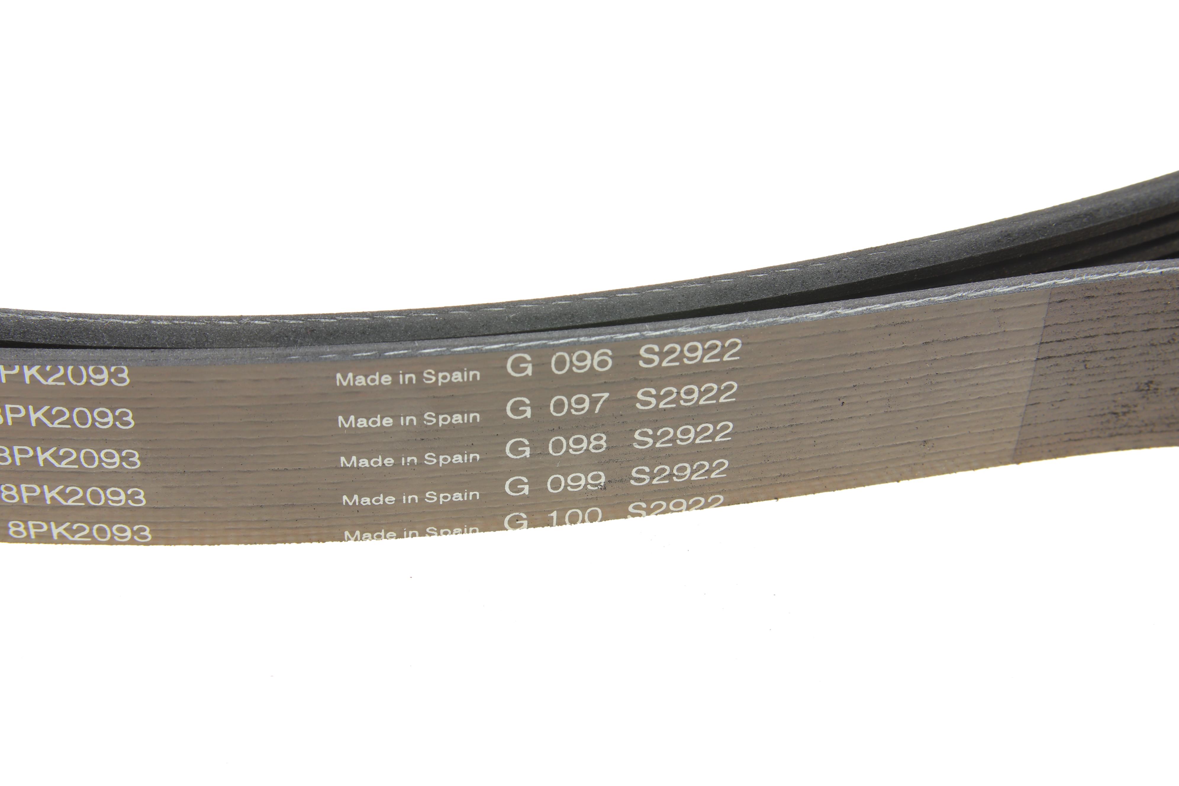 Ремень генератора Land Rover Range Rover Sport 05-13/Discovery 2.7D 04- (8PK2093)