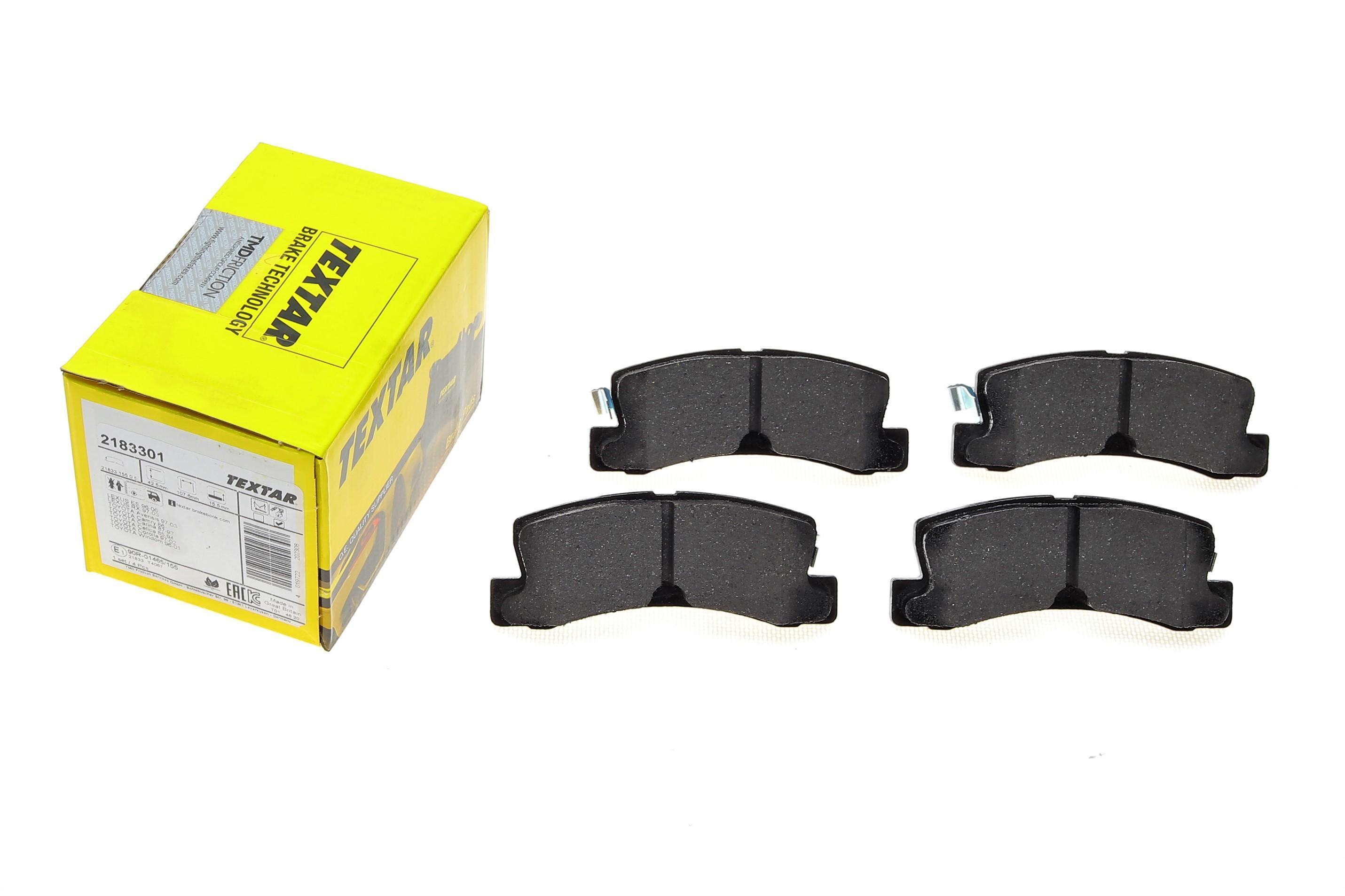 Колодки тормозные (задние) Toyota Camry/Avensis/Lexus RX 06- (Akebono)