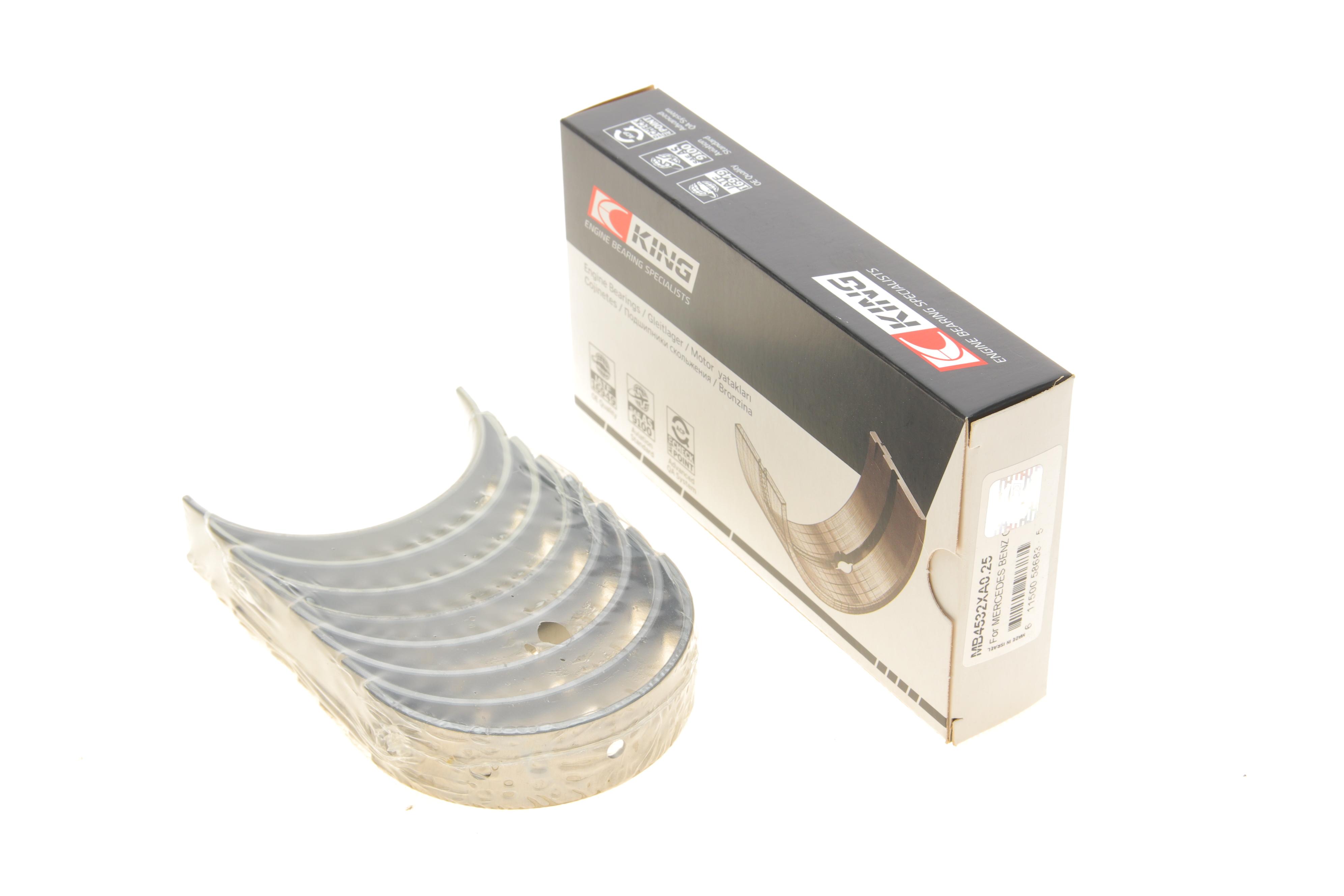 Вкладиші корінні MB Sprinter 3.0CDI OM642 06- (+0.25)