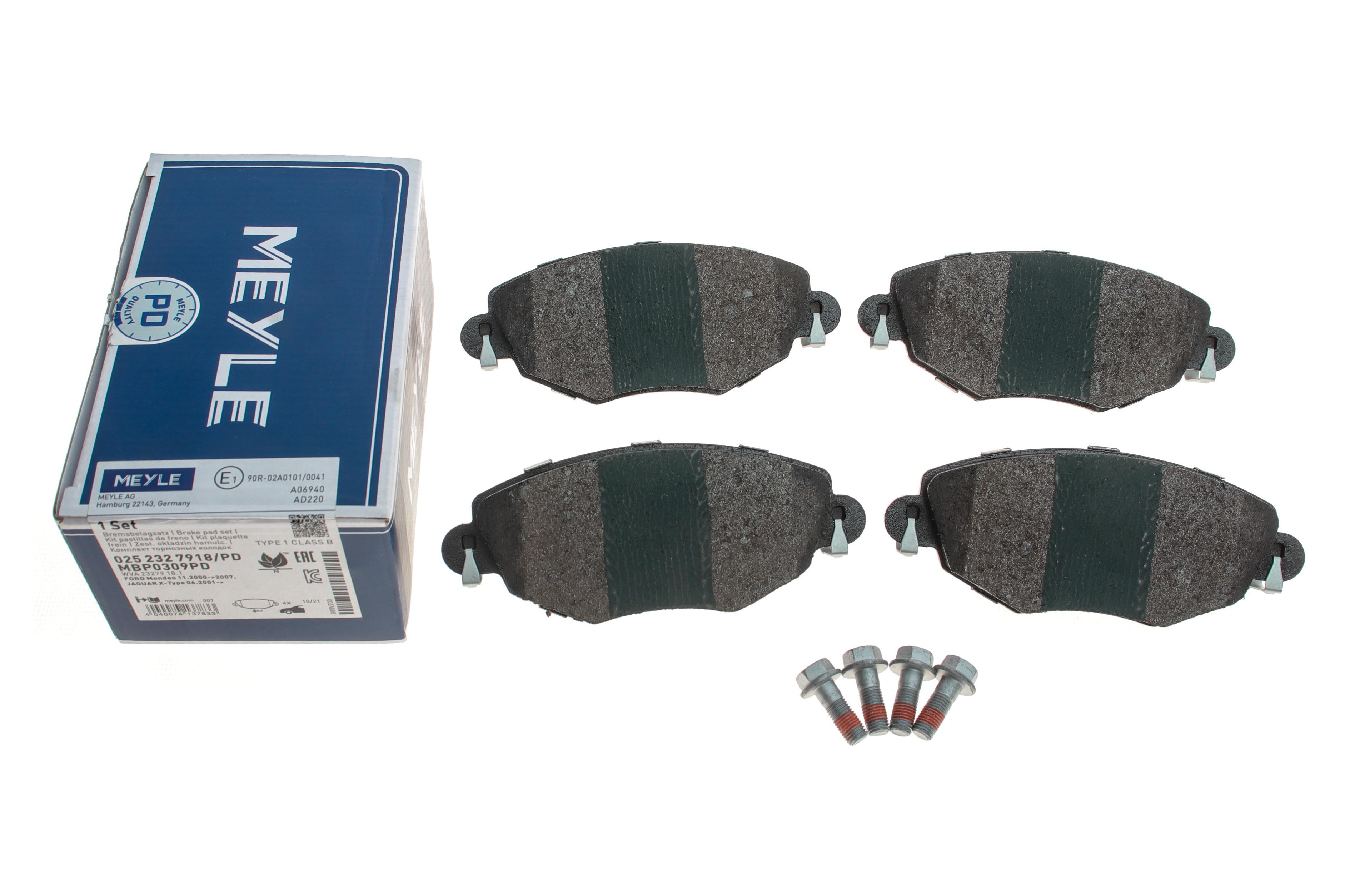 Колодки гальмівні (передні) Ford Mondeo III 00-07 (Bosch)