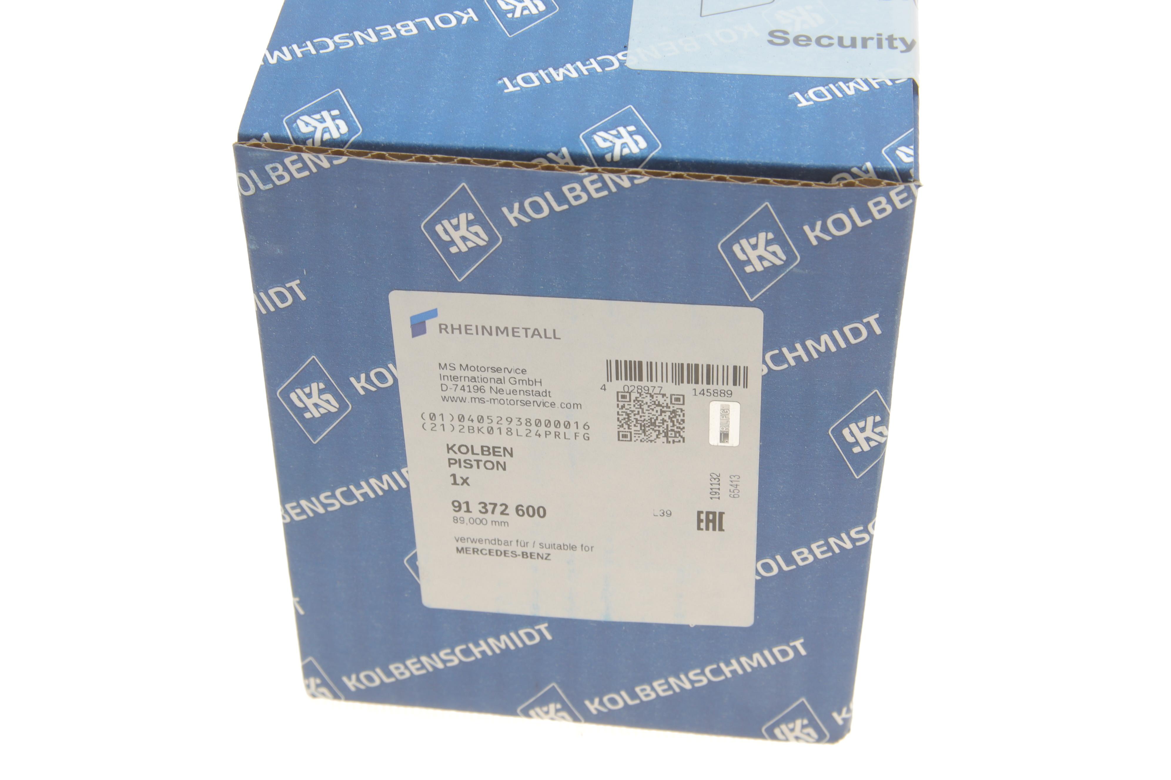 Поршень MB Sprinter 901-904 2.3D/2.9D 95- OM 601/OM 602 (89.00mm/STD)