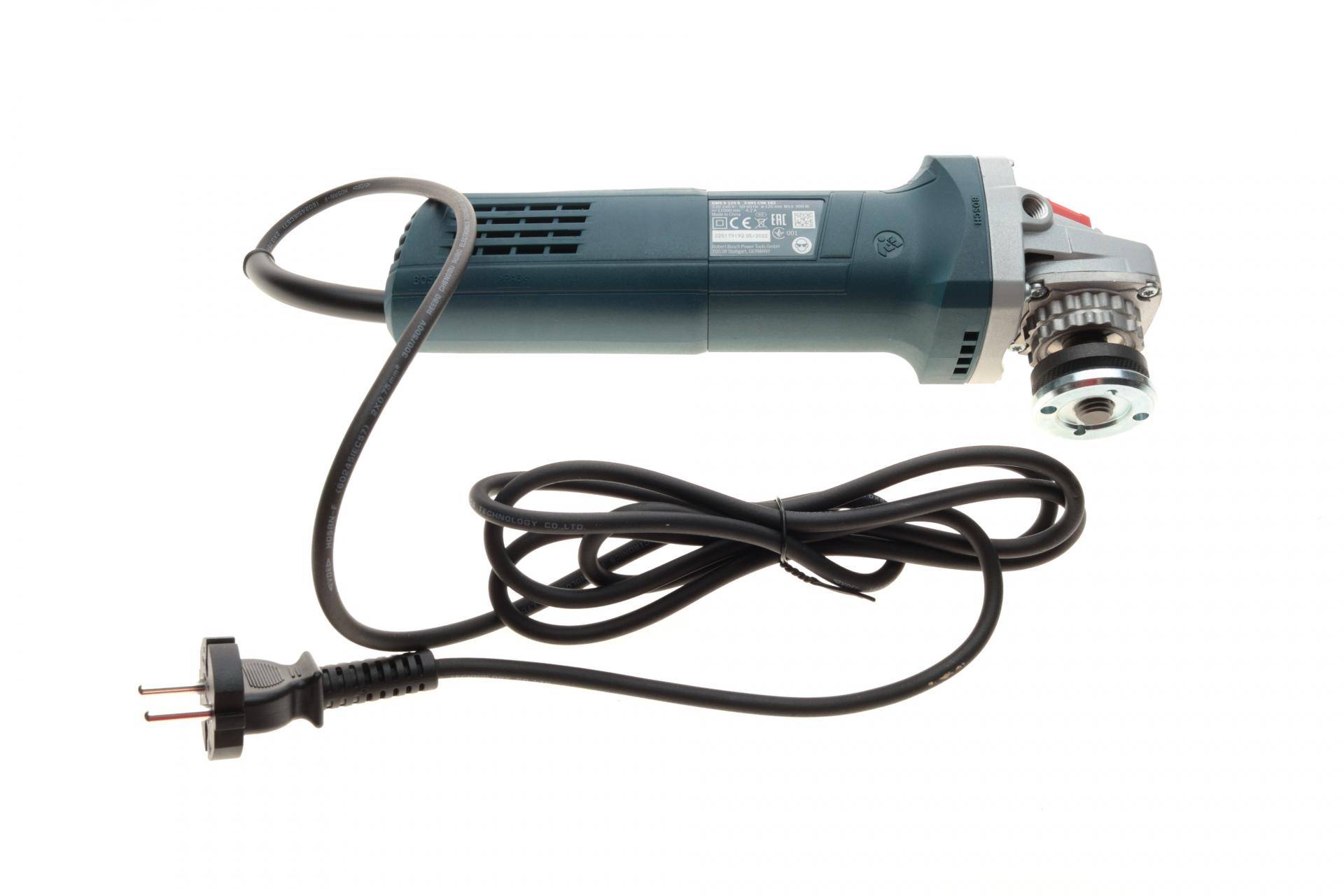 Шліфмашина кутова GWS 9-125 S (900 Вт, 2800-11000 об/хв, Ø125 мм)