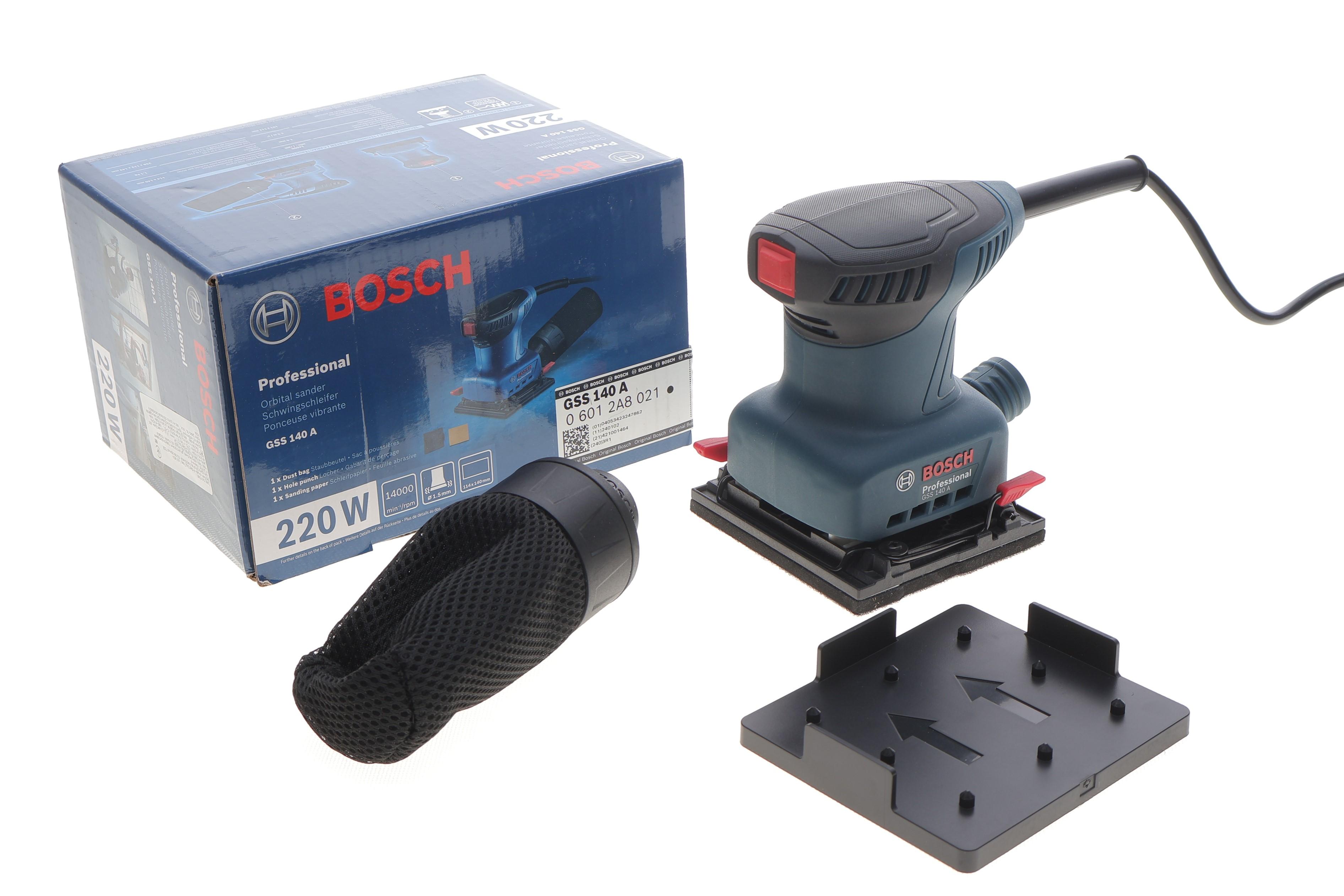 Шлифмашина вибрационная GSS 140 A Professional (220 Вт, 3,4 м/с²)