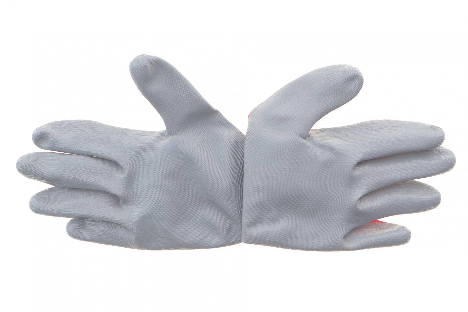 Рукавиці з нітриловим покриттям (L) RED NITRILE