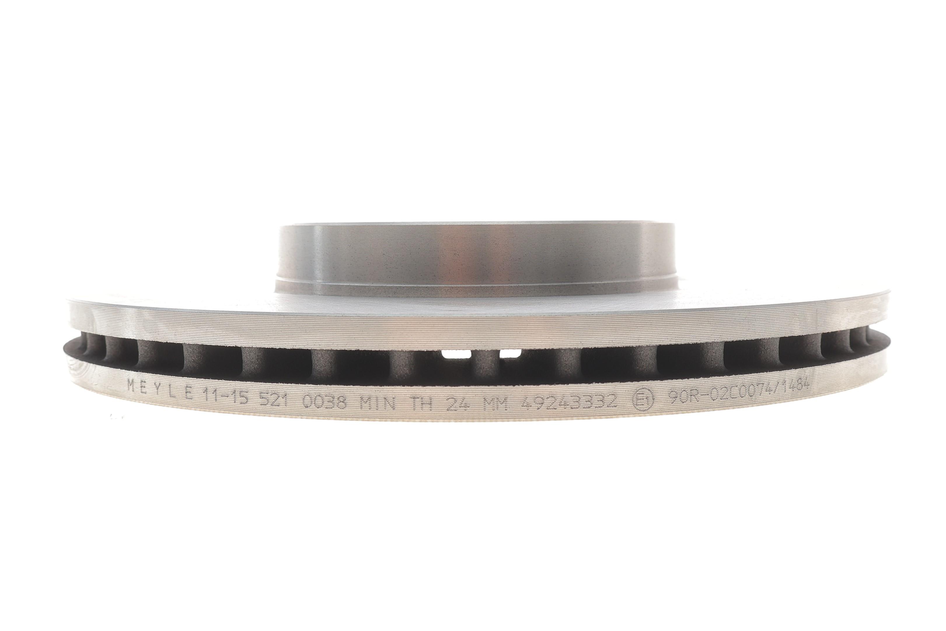 Диск гальмівний (передній) Peugeot 407 04-10/508 10-18/Opel Combo 18- (283x26) (вентильований)