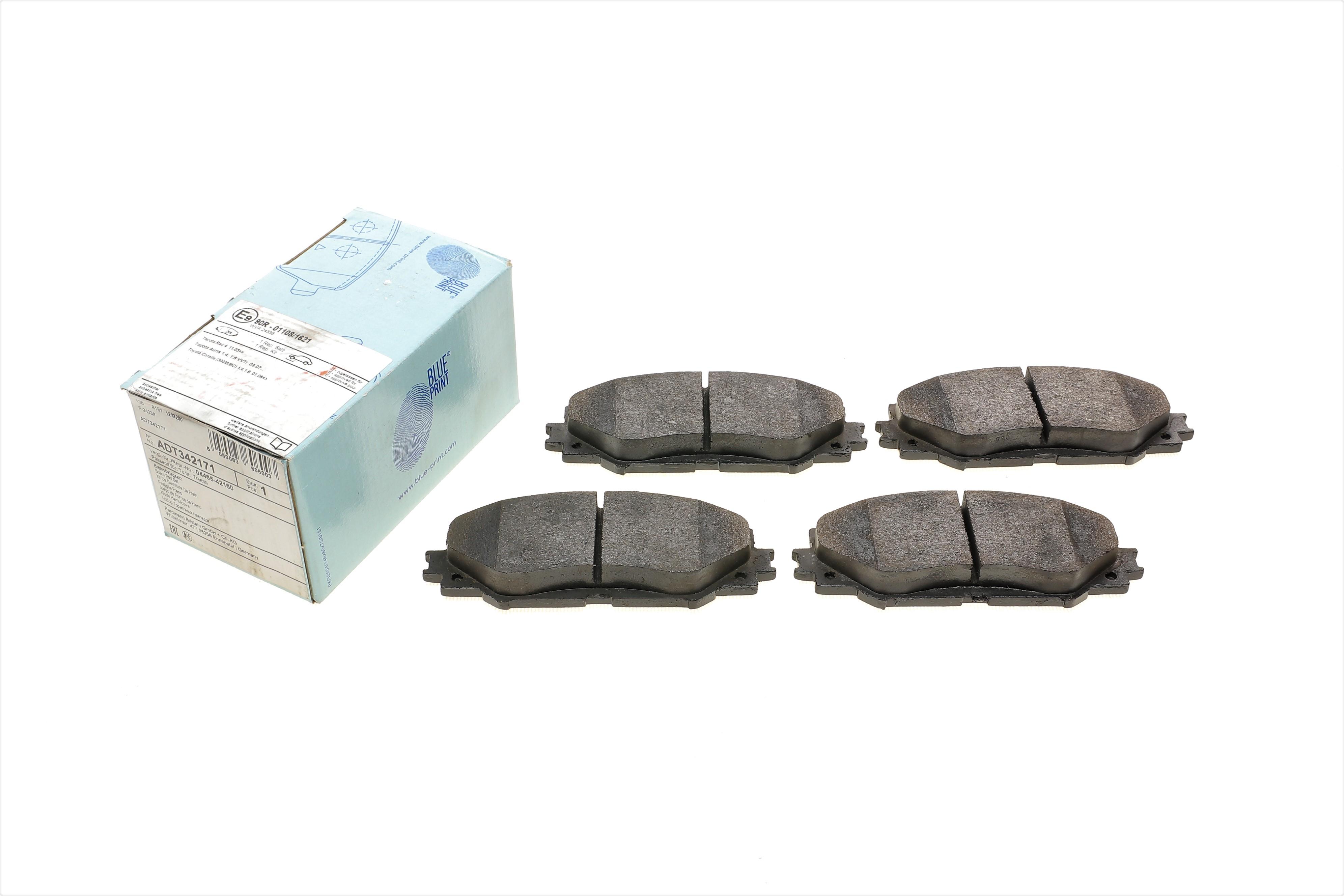 Колодки гальмівні (передні) Toyota RAV4 III 06-/Auris 07-