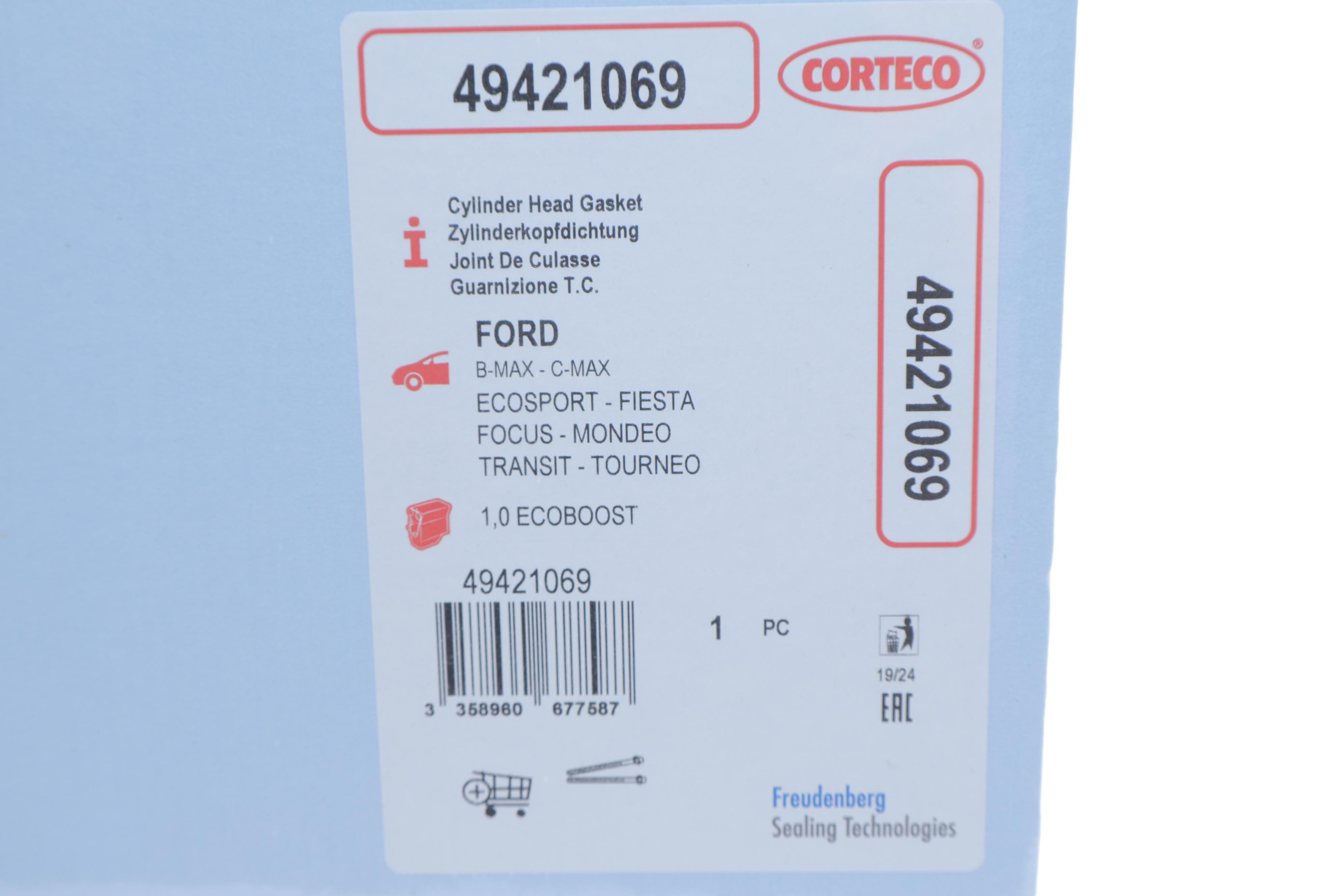 Прокладка кришки клапанів Ford B-Max/Focus III/Transit 1.0 EcoBoost 12-