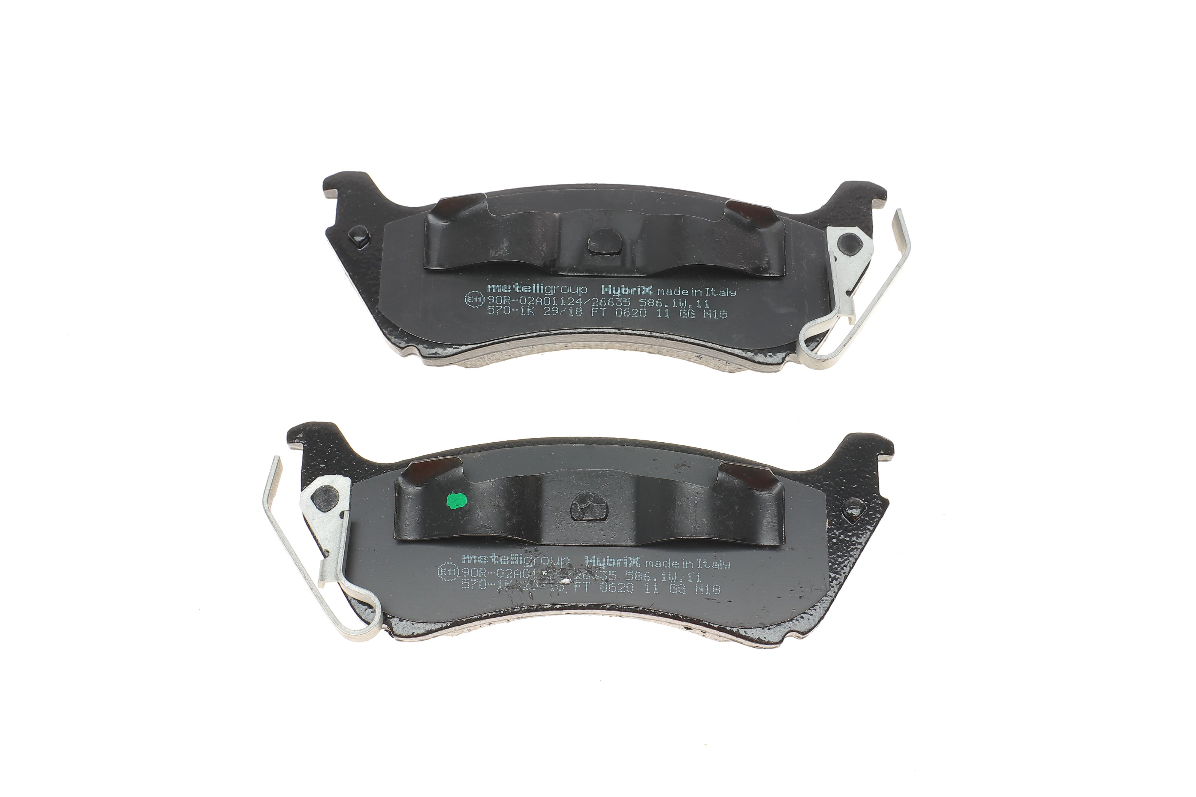 Колодки гальмівні (задні) MB M-class (W163) 99-01 (+датчик)