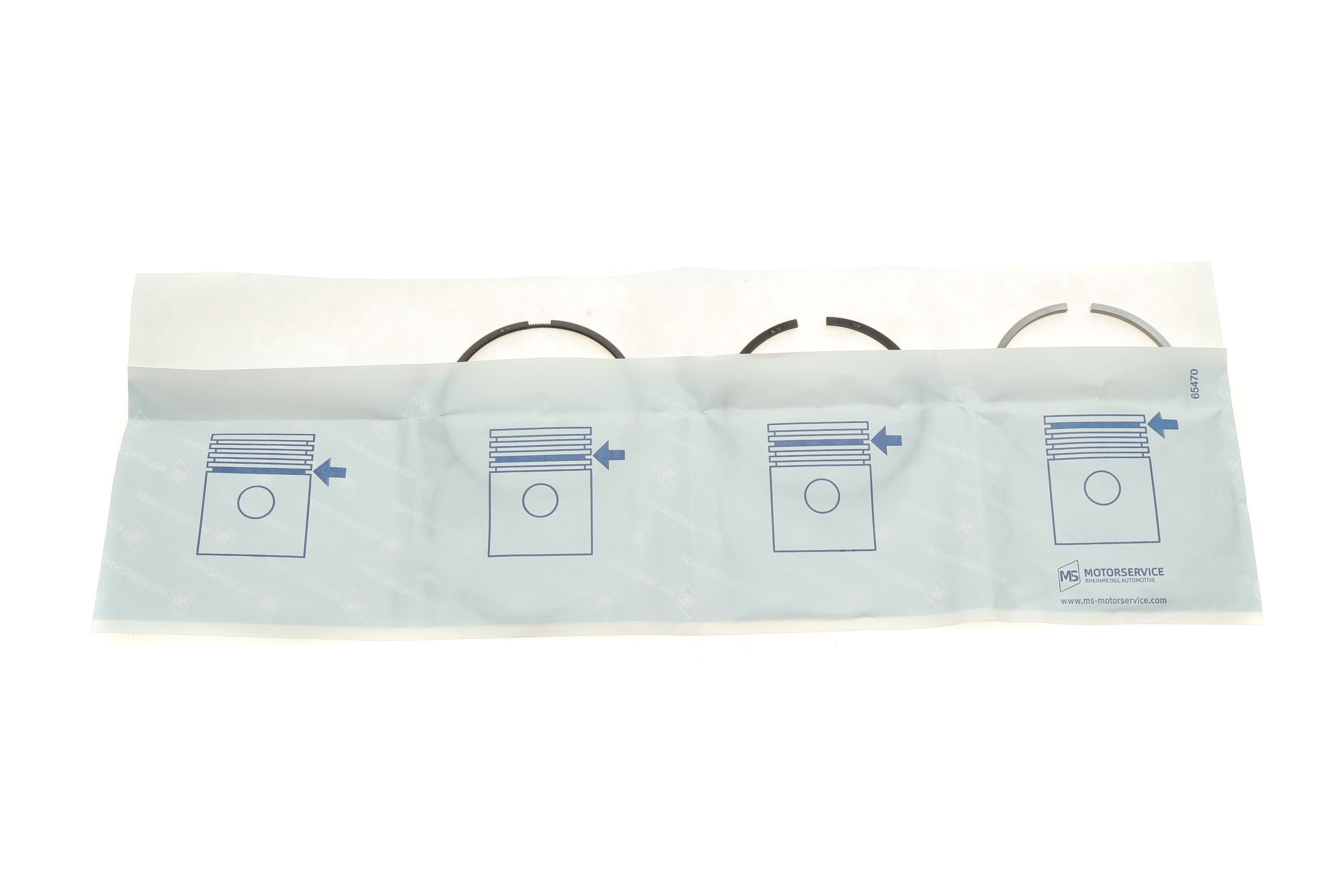 Кільця поршневі Citroen Berlingo 1.6HDI (75.00mm/STD) (3-1.95-2.5)