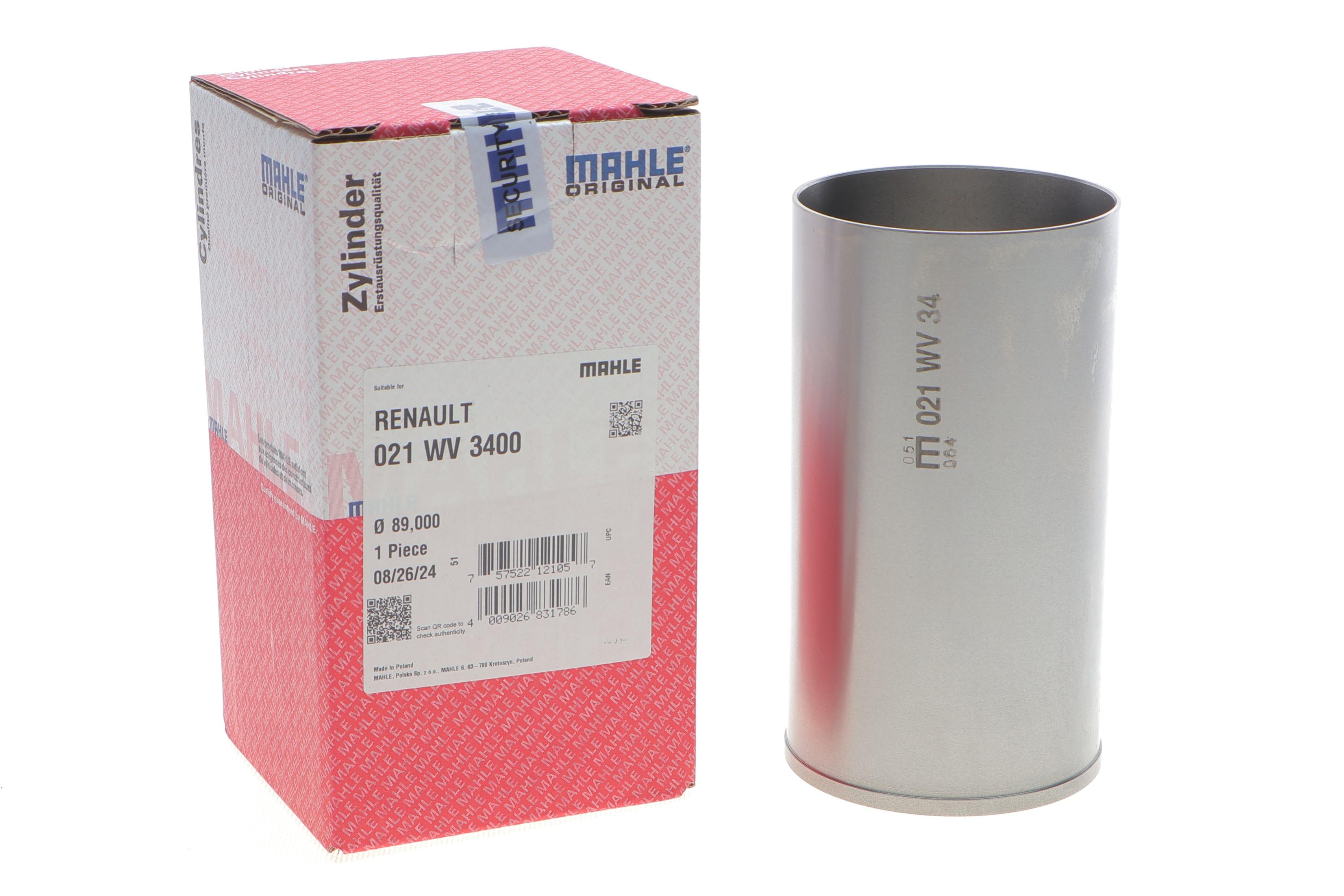 Гильза поршневая Renault Master II/Trafic II 2.5dCi/Opel Vivaro/Movano 2.5DTi 01- (d=89mm)