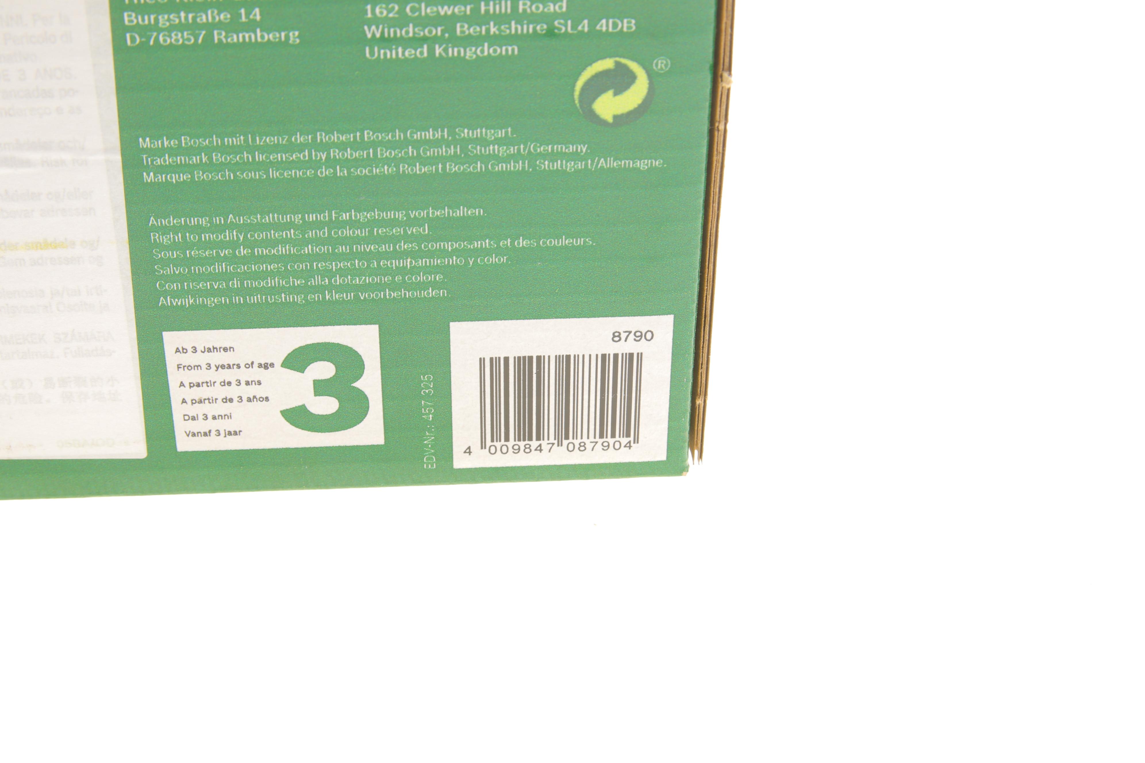 Набір для конструювання літаків Klein Bosch 3in1 Aircraft