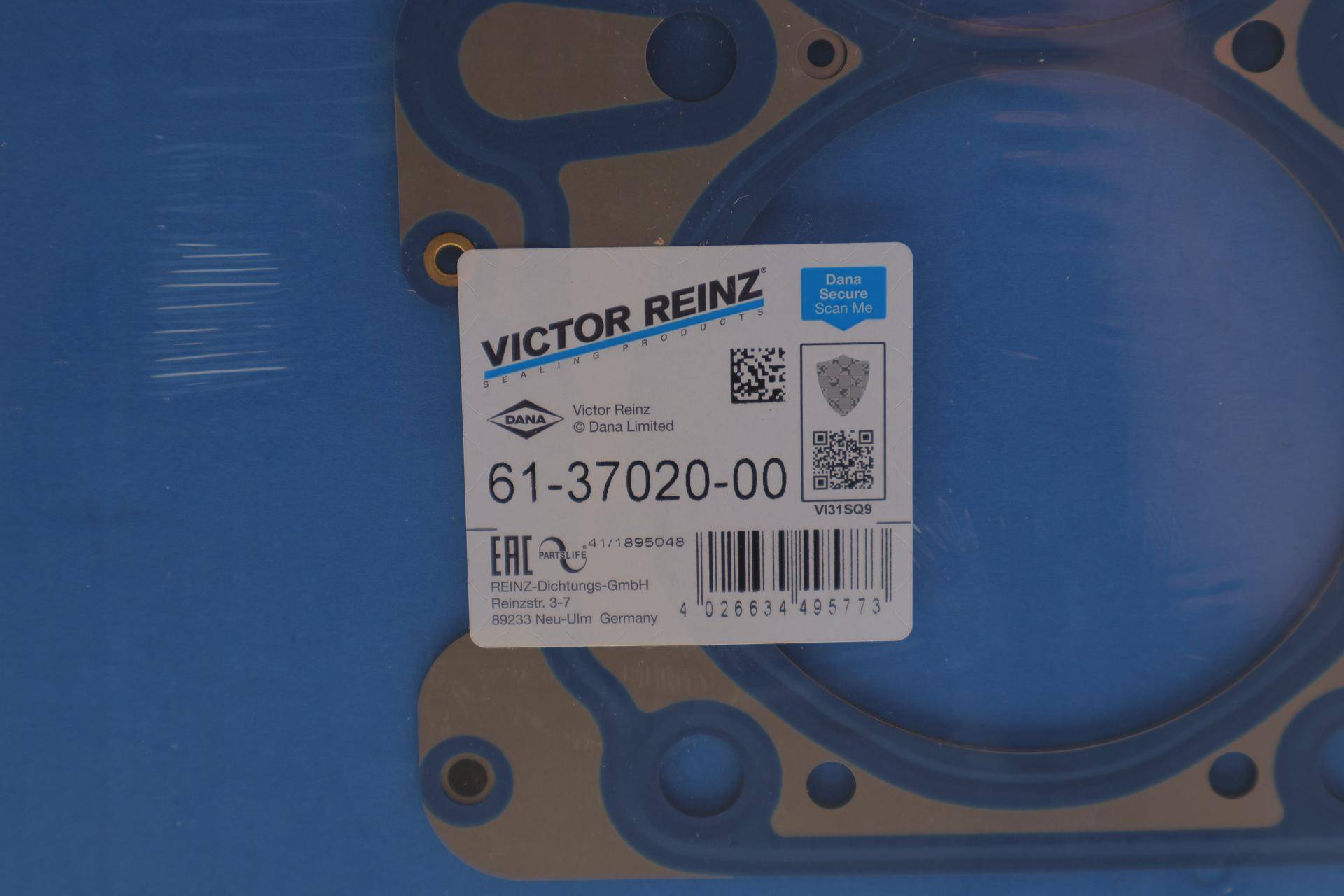 Прокладка ГБЦ Audi A6 3.0 TFSI 08- (4-6 циліндр), Ø85,20mm