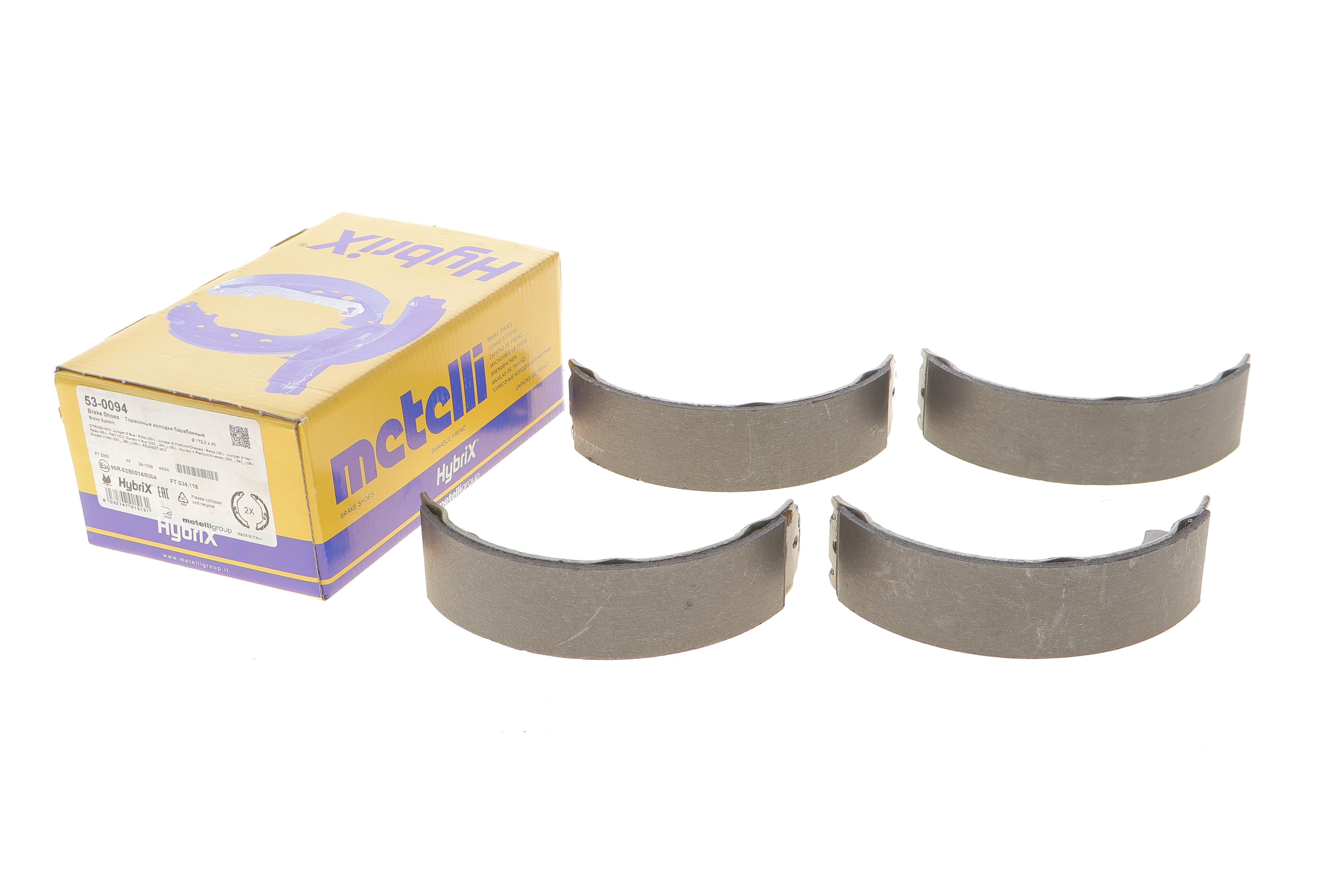 Колодки ручника Citroen Jumper/Fiat Ducato/Peugeot Boxer 06- (172x40)