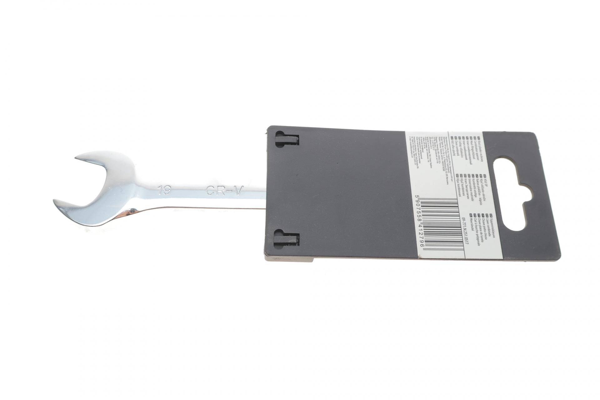 Ключ ріжково-накидний 19 мм L-134 мм