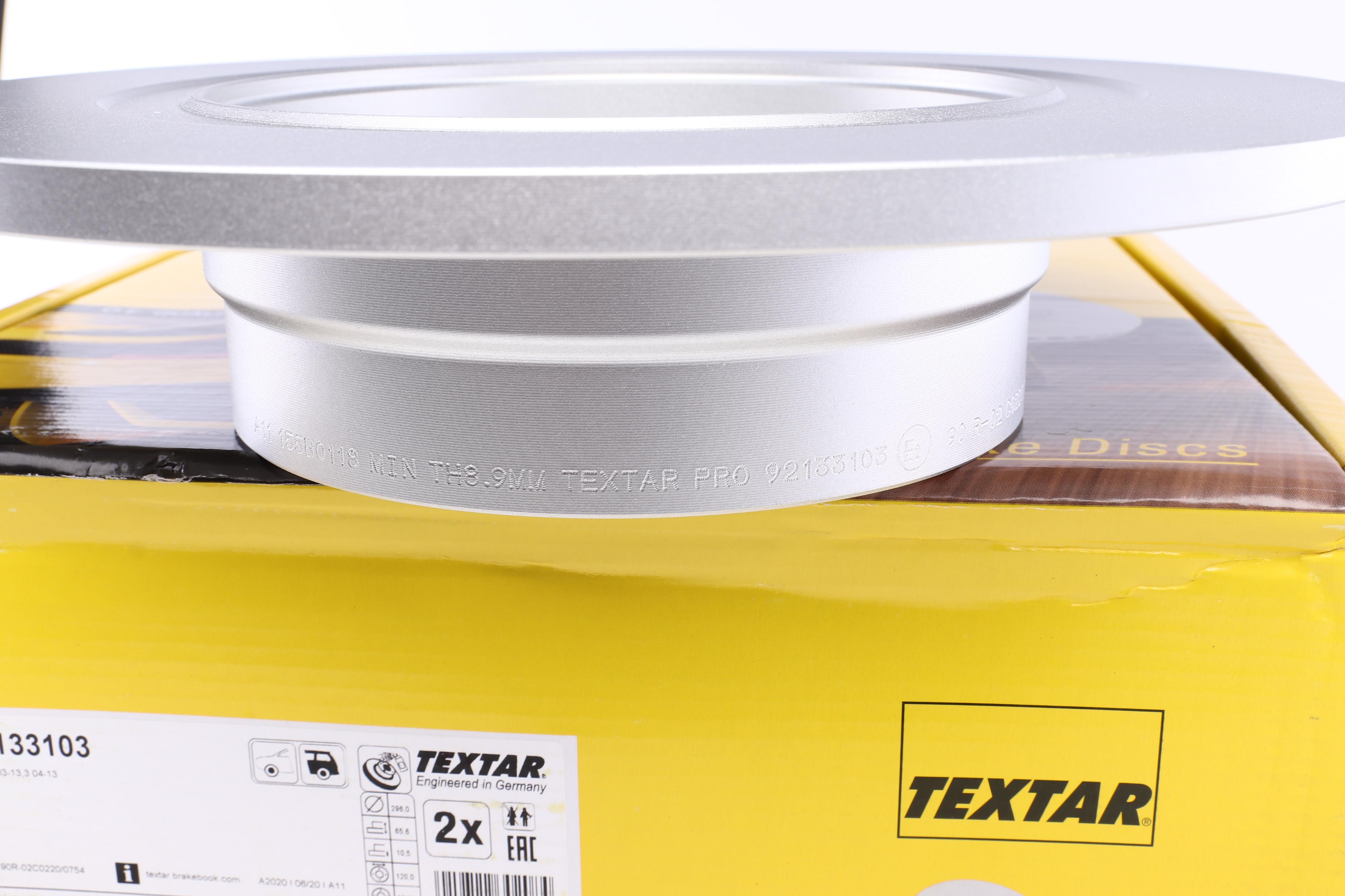 Диск гальмівний (задній) BMW 1 (E81/E87)/3 (E90/E92) 05-13 (296x10.5) PRO