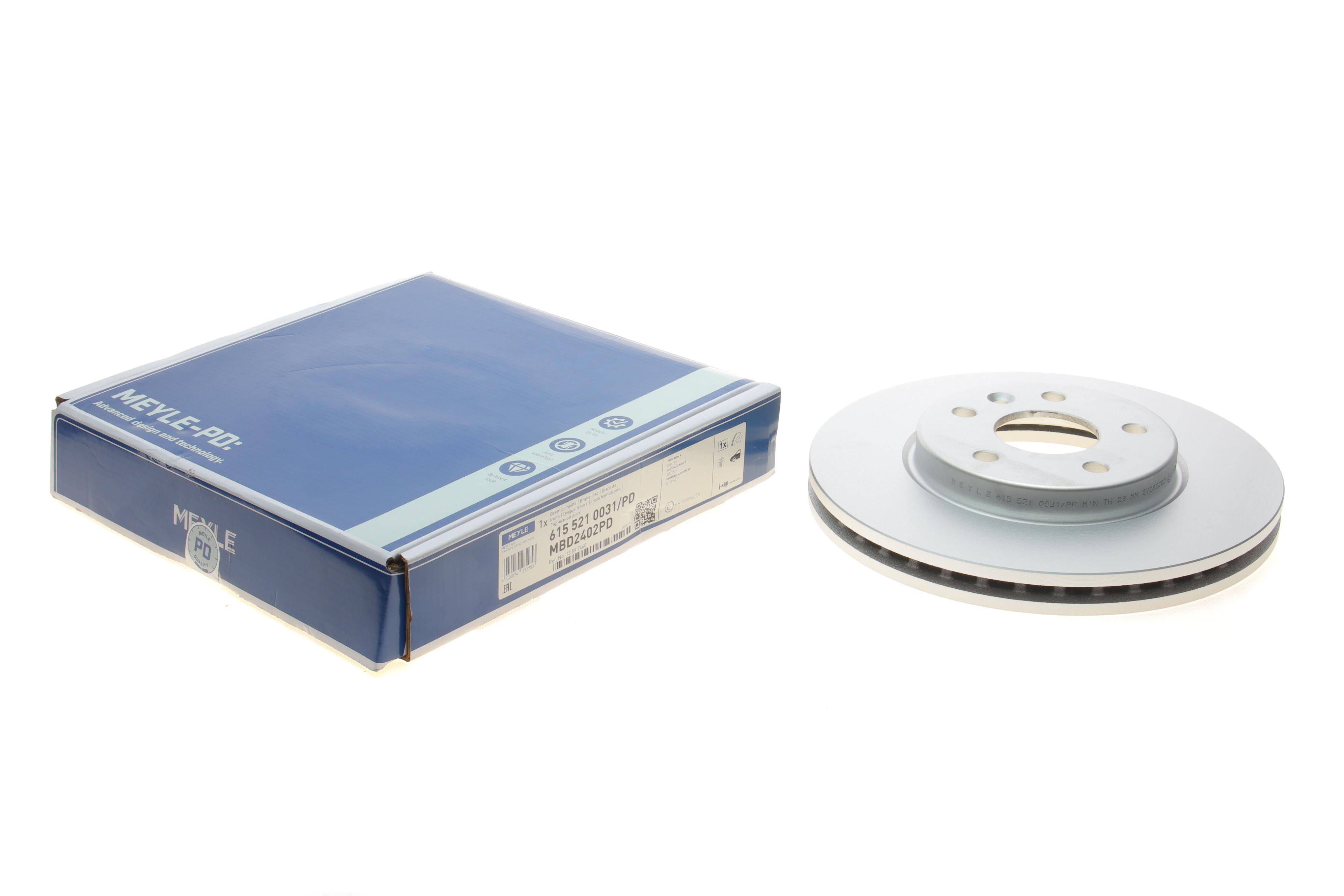 Диск тормозной (передний) Opel Astra K 15- (276x26) R15