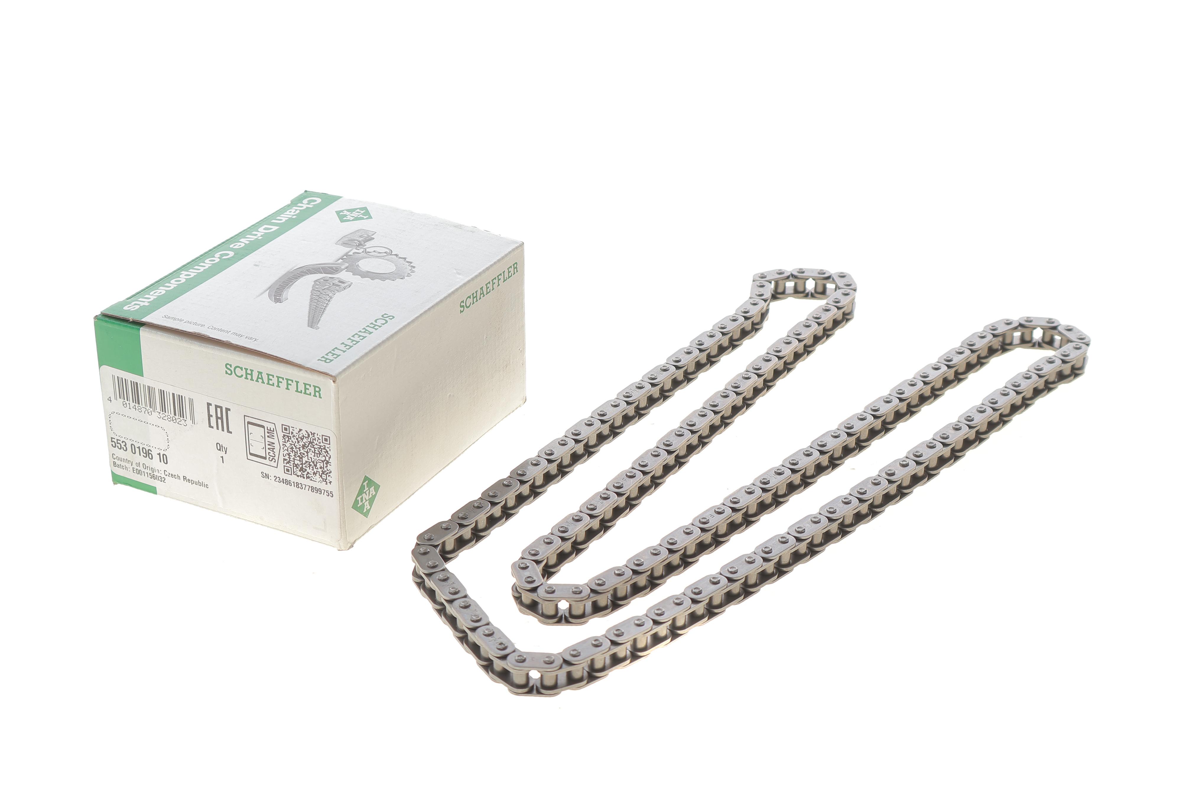 Цепь ГРМ BMW 3 (E90/91/92/93)/5 (E61)/7 (F01)/X6 (E71) 04-16, N43/N53//N54/N55, (п-во INA)